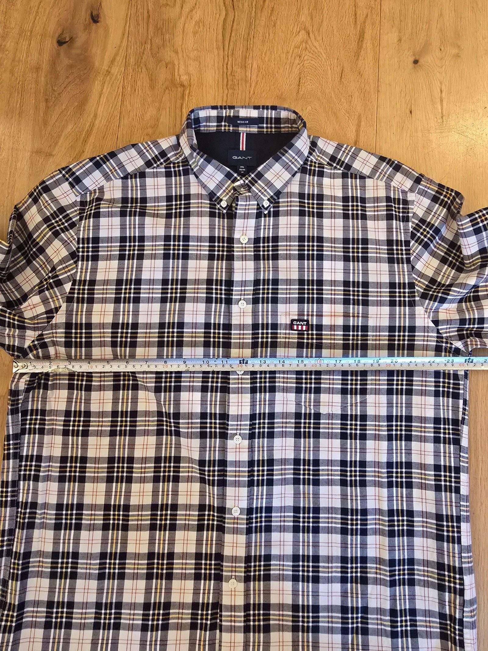 GANT Multi-Colour Checked Shirt 2XL Regular Fit image 4