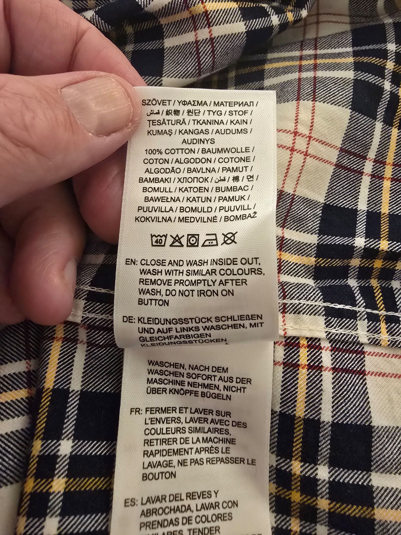 GANT Multi-Colour Checked Shirt 2XL Regular Fit image 6