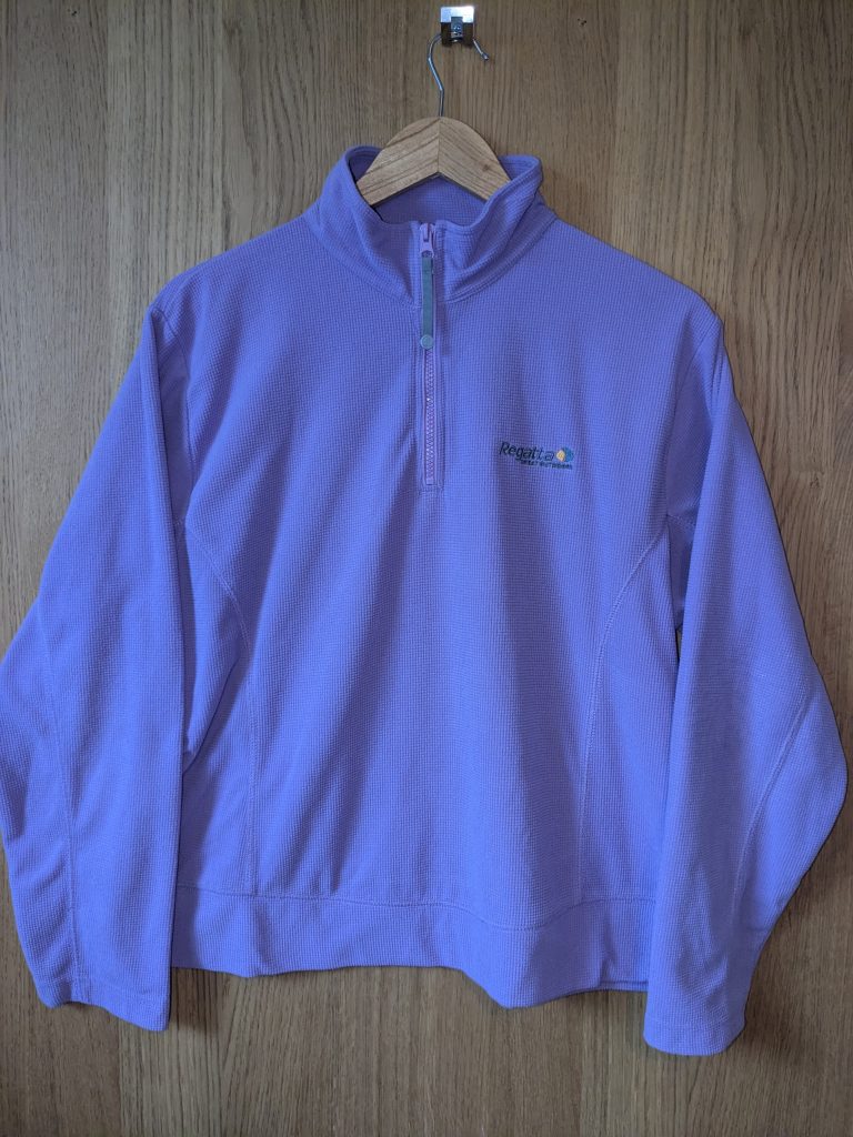 Regatta Purple Half-Zip Fleece Sweatshirt UK XXL