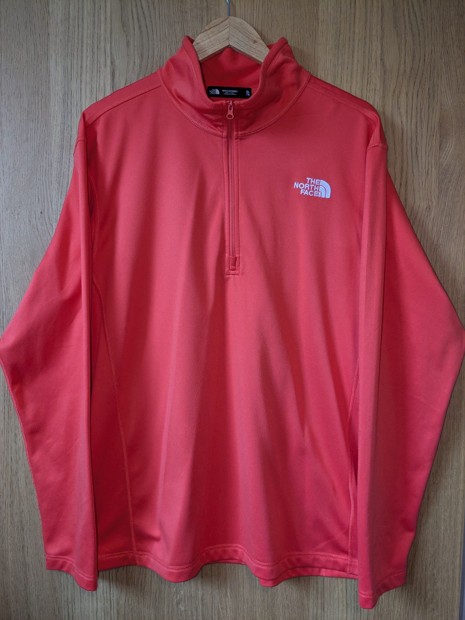 The North Face Red Half Zip Fleece Sweatshirt XL