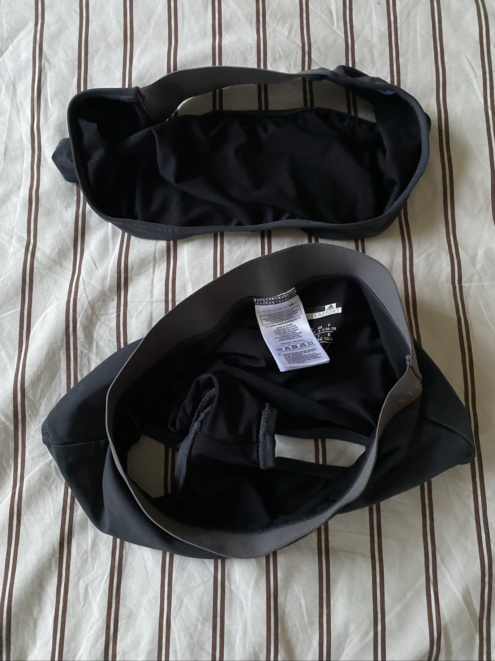 Adidas x Stella McCartney Grey & Pink Stellasport Bandeau Bikini Set - Size S (8-10) image 10