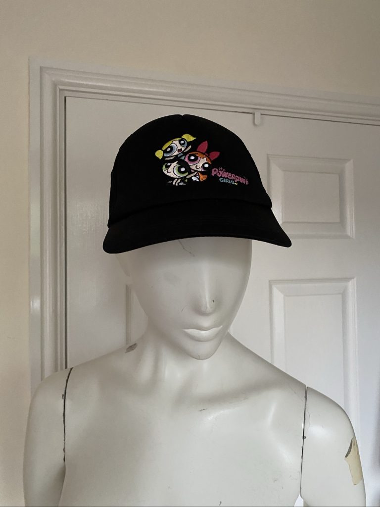 Powerpuff Girls Black Mesh Cap - One Size, BNWT