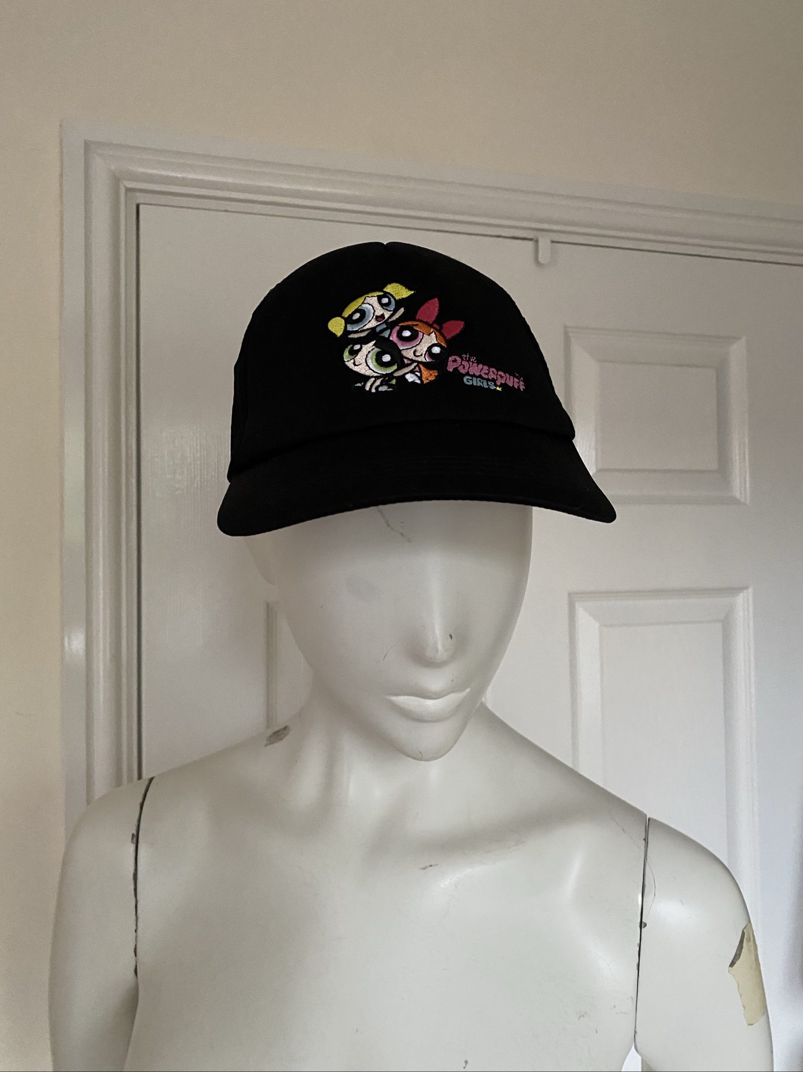 Powerpuff Girls Black Mesh Cap - One Size, BNWT