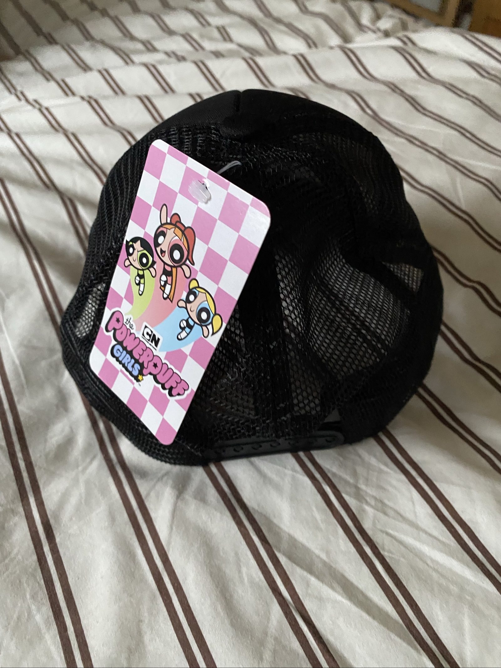 Powerpuff Girls Black Mesh Cap - One Size, BNWT image 8