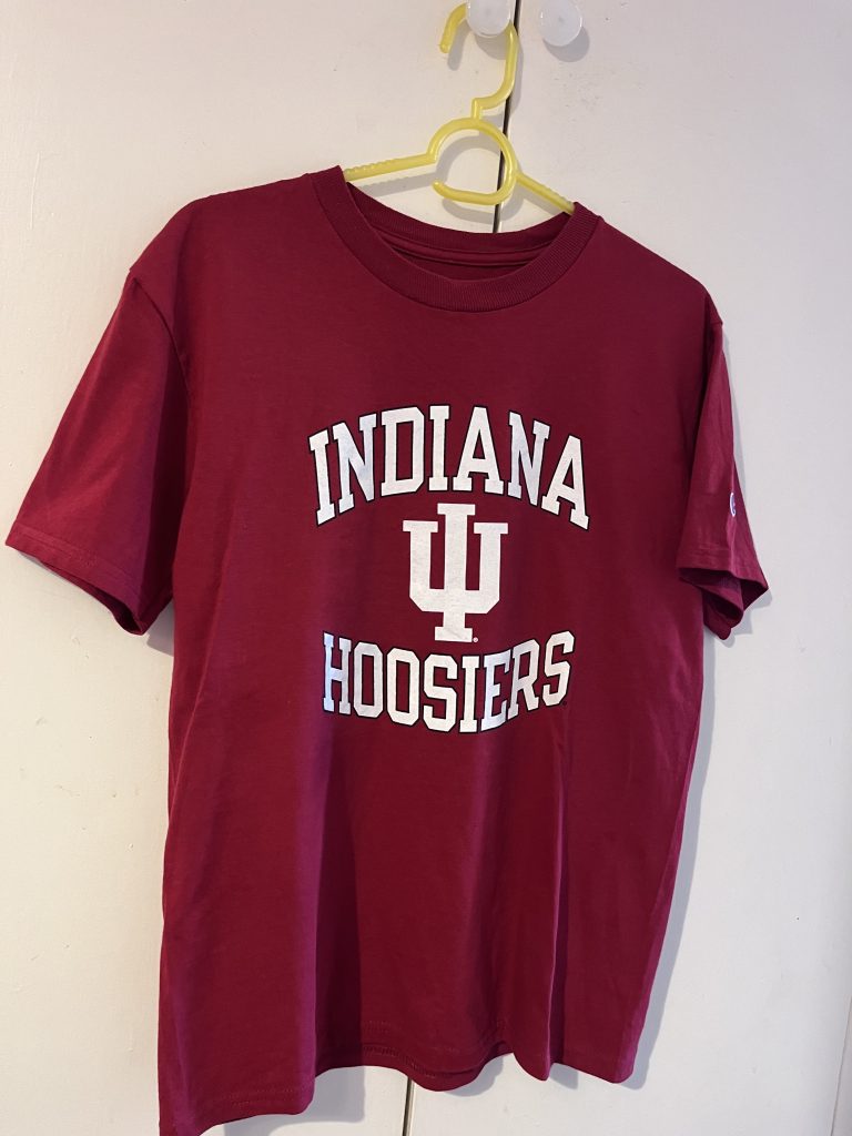 Indiana Hoosiers Maroon Cotton T-Shirt boys 10-12