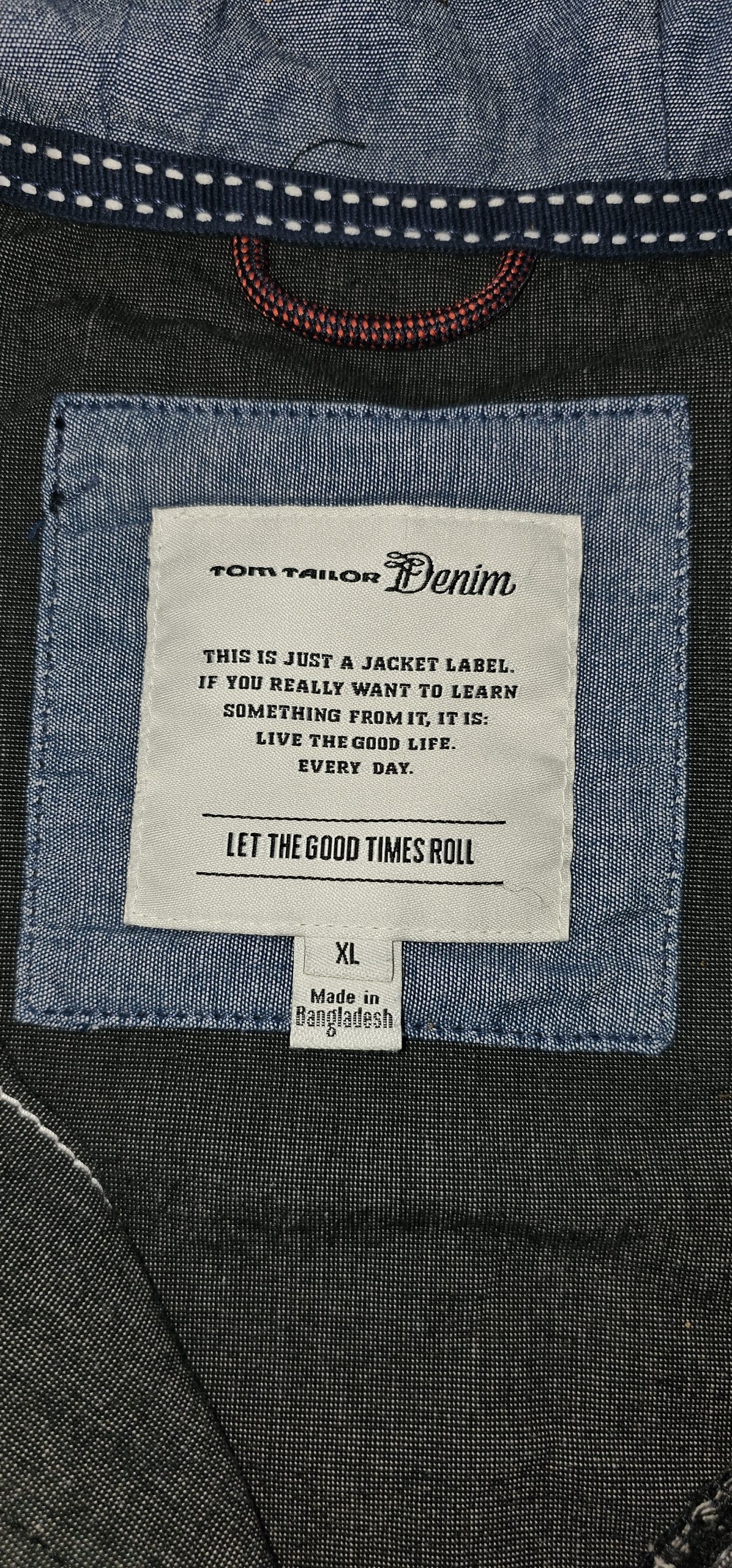 Tom Tailor Denim Grey Hooded Jacket XL image 4