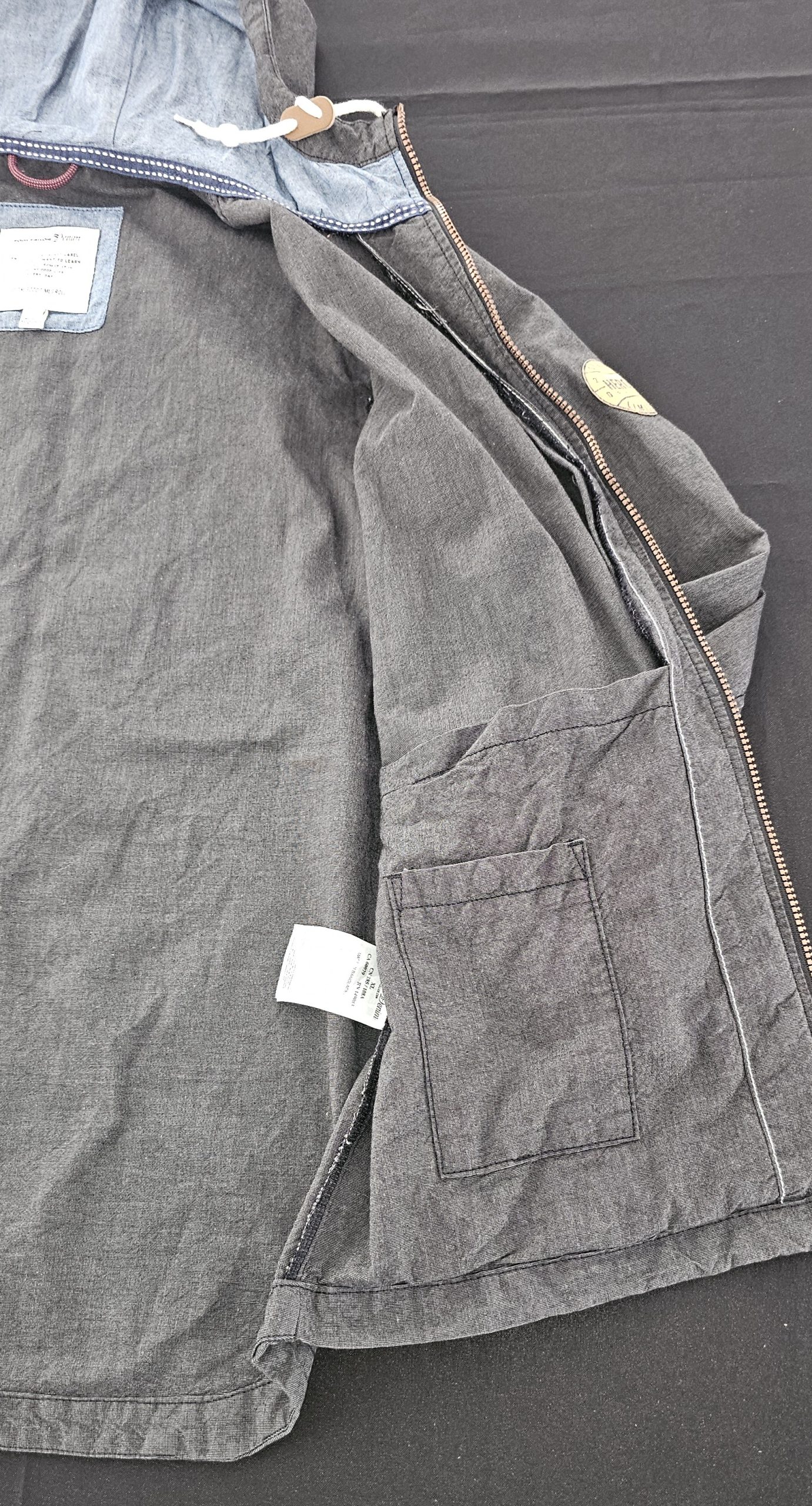 Tom Tailor Denim Grey Hooded Jacket XL image 5