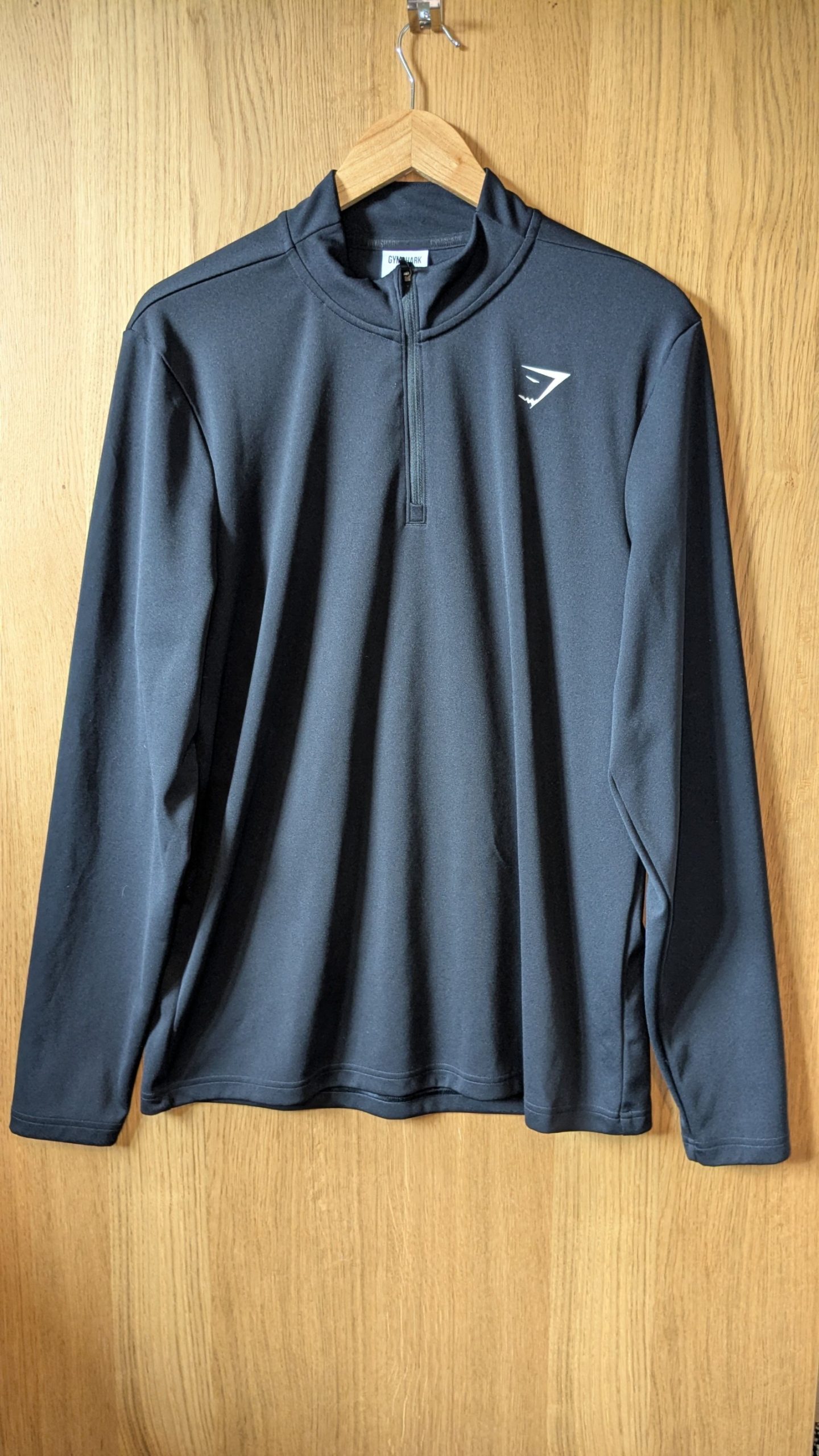 Gymshark Black 1/4 Zip Sweatshirt XL Men's Activewear
