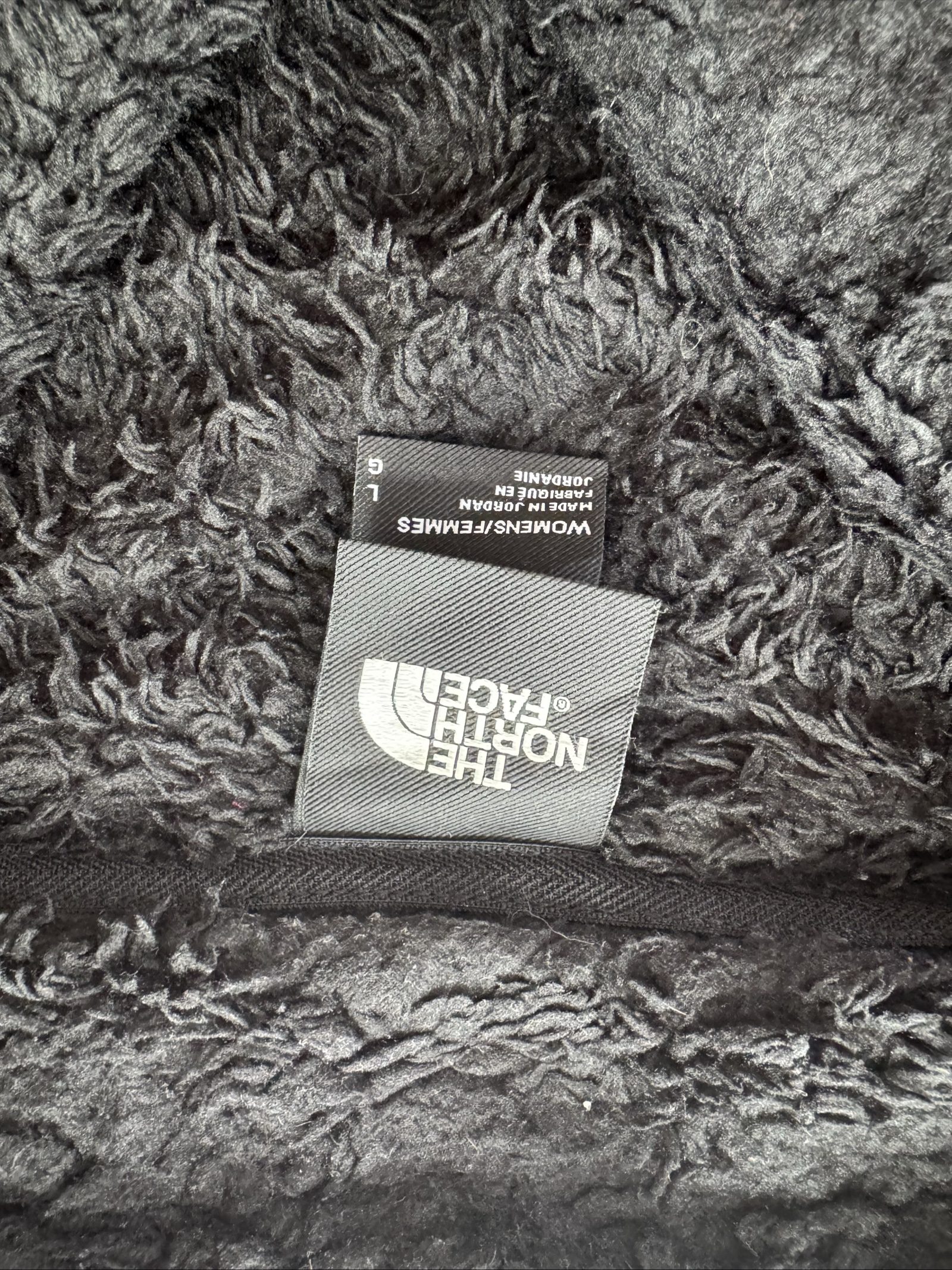 The North Face Black Sherpa Fleece Jacket Women's Large image 3