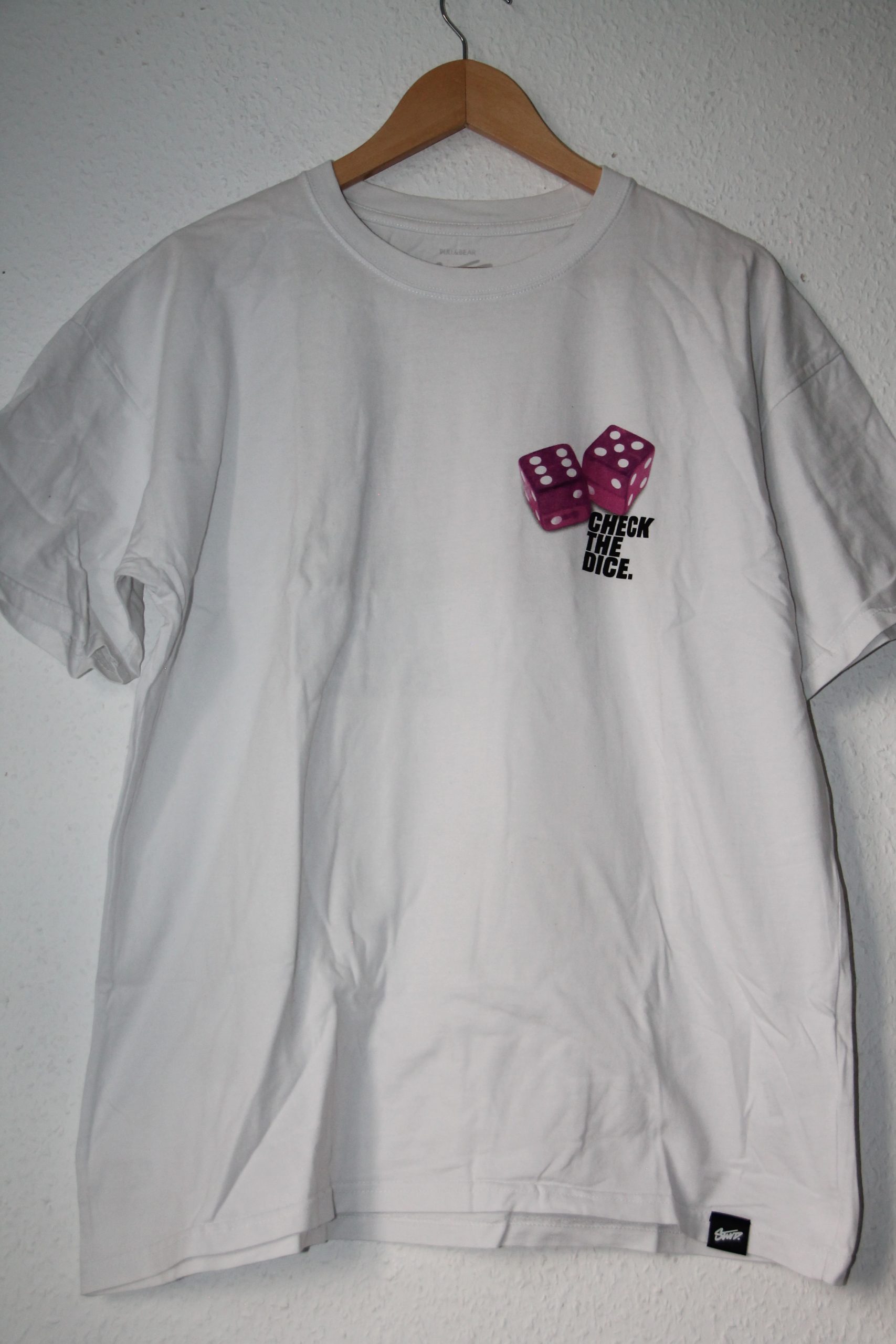 Supreme White Check The Dice Graphic T-Shirt Size L 2770