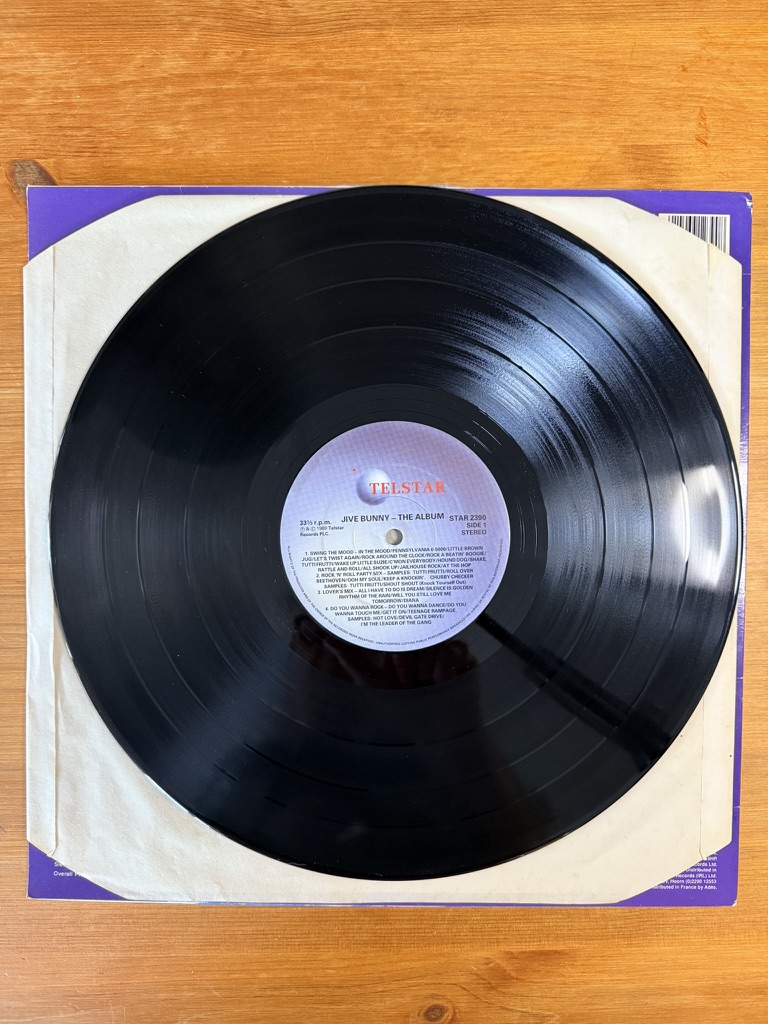 Jive Bunny The Album Vinyl LP Record VG+ image 3