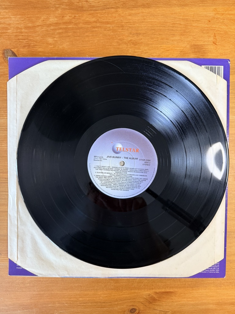 Jive Bunny The Album Vinyl LP Record VG+ image 4