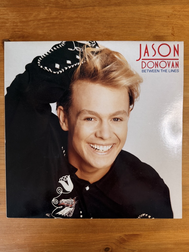 Jason Donovan Between The Lines Vinyl Record LP VG+