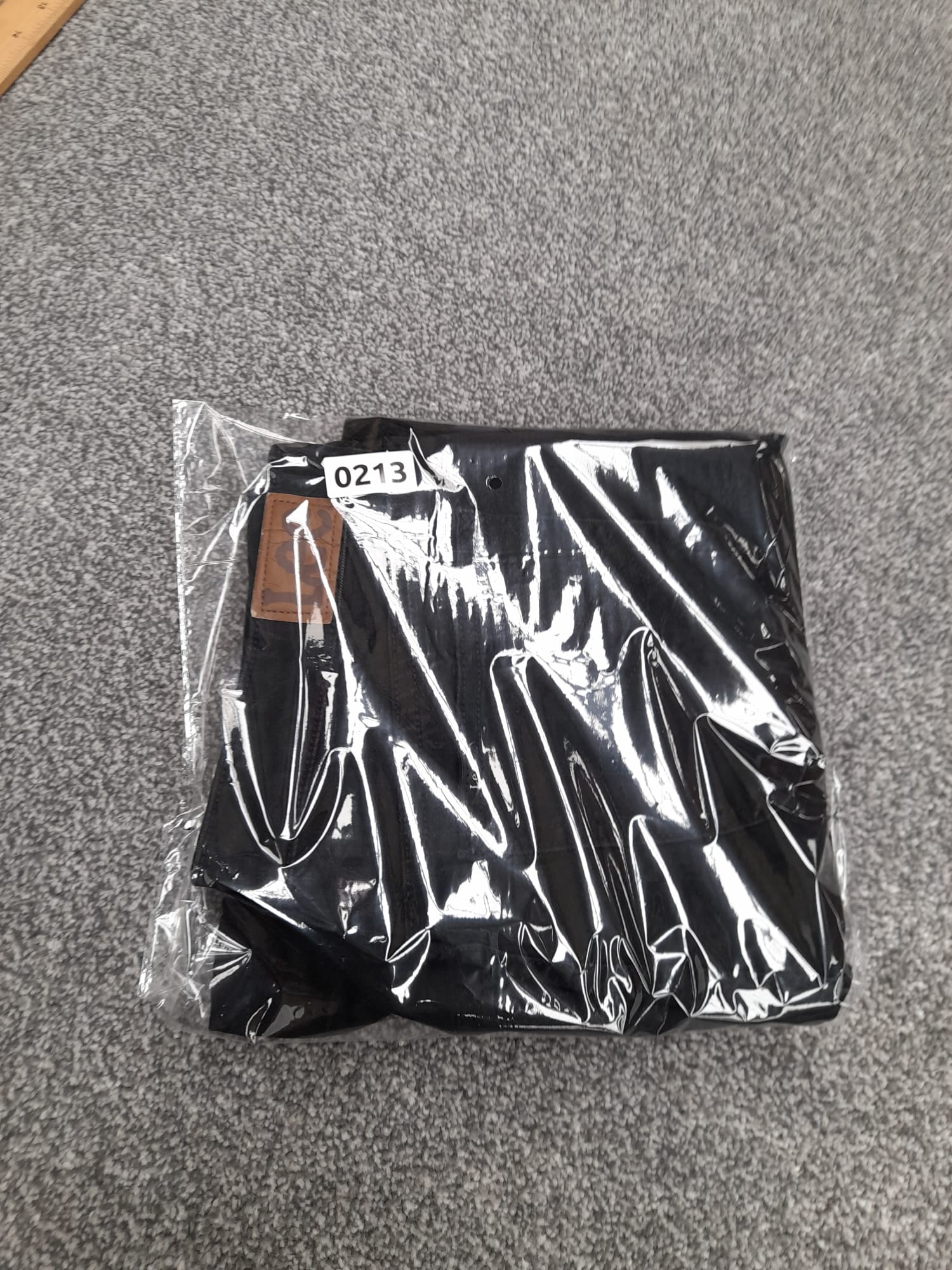 Black Lee denim shorts classic 34" image 7