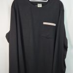 Hardaddy Black Long Sleeve Pocket Shirt XL