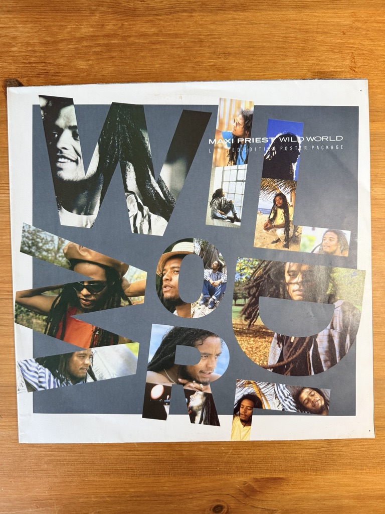Maxi Priest Wild World Limited Edition Poster Package 12" single VG