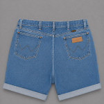 Wrangler Blue Denim Shorts Classic Fit Casual 40"