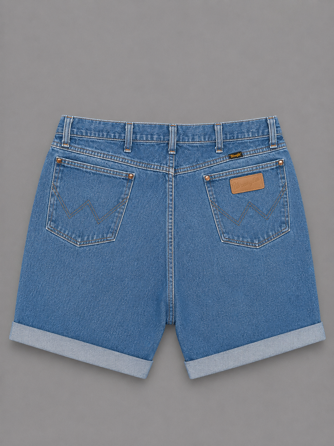 Wrangler Blue Denim Shorts Classic Fit Casual 40"