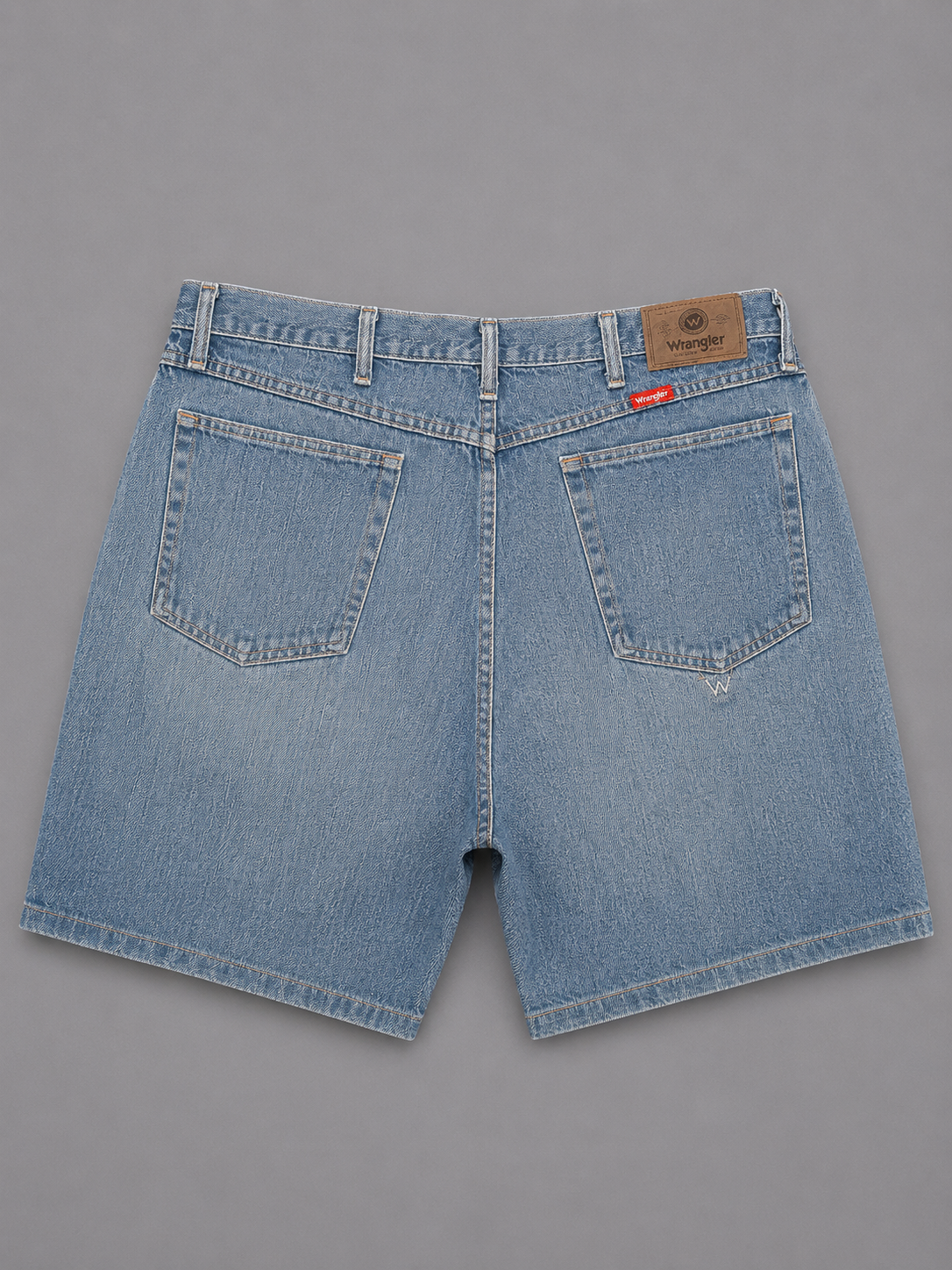 Wrangler Light Blue Denim Shorts Casual Style 40"