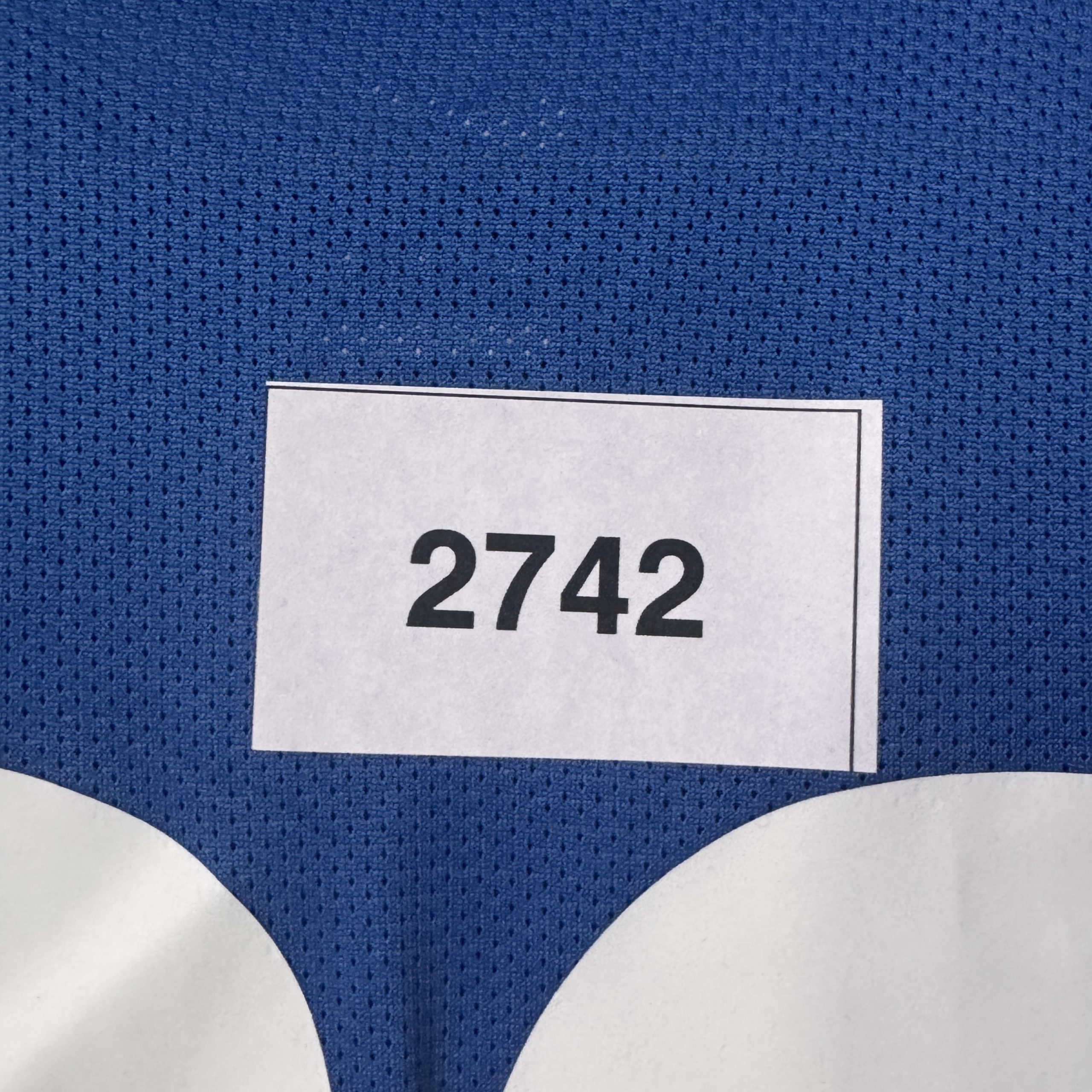Nike Blue Short Sleeve Sports Jersey Size L Striped Sleeves 2742 image 6