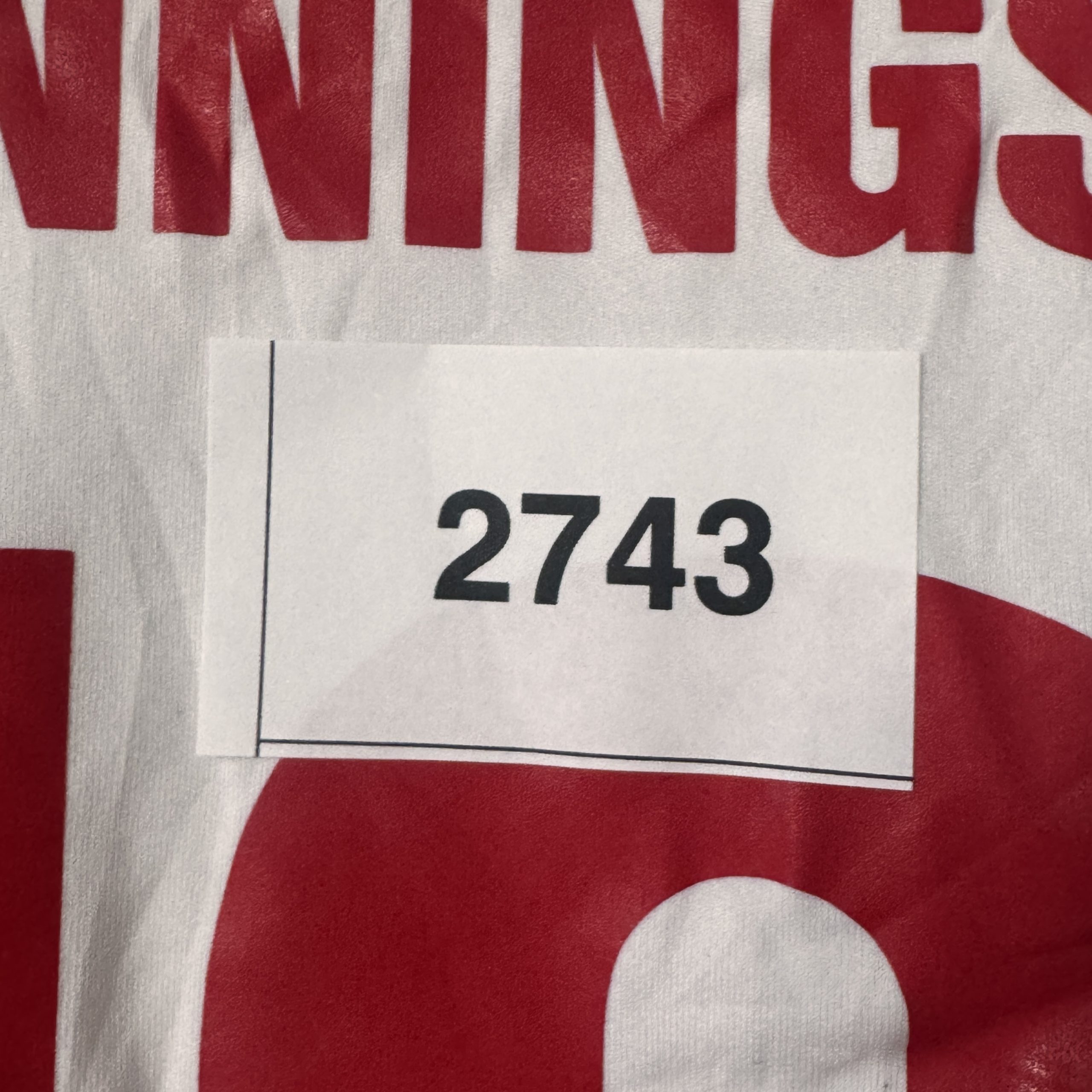 Adidas White & Grey Taylor John Jennings 18 Football Shirt L 2743 image 6