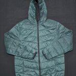 Crane Black & Green Reversible Puffer Jacket Large