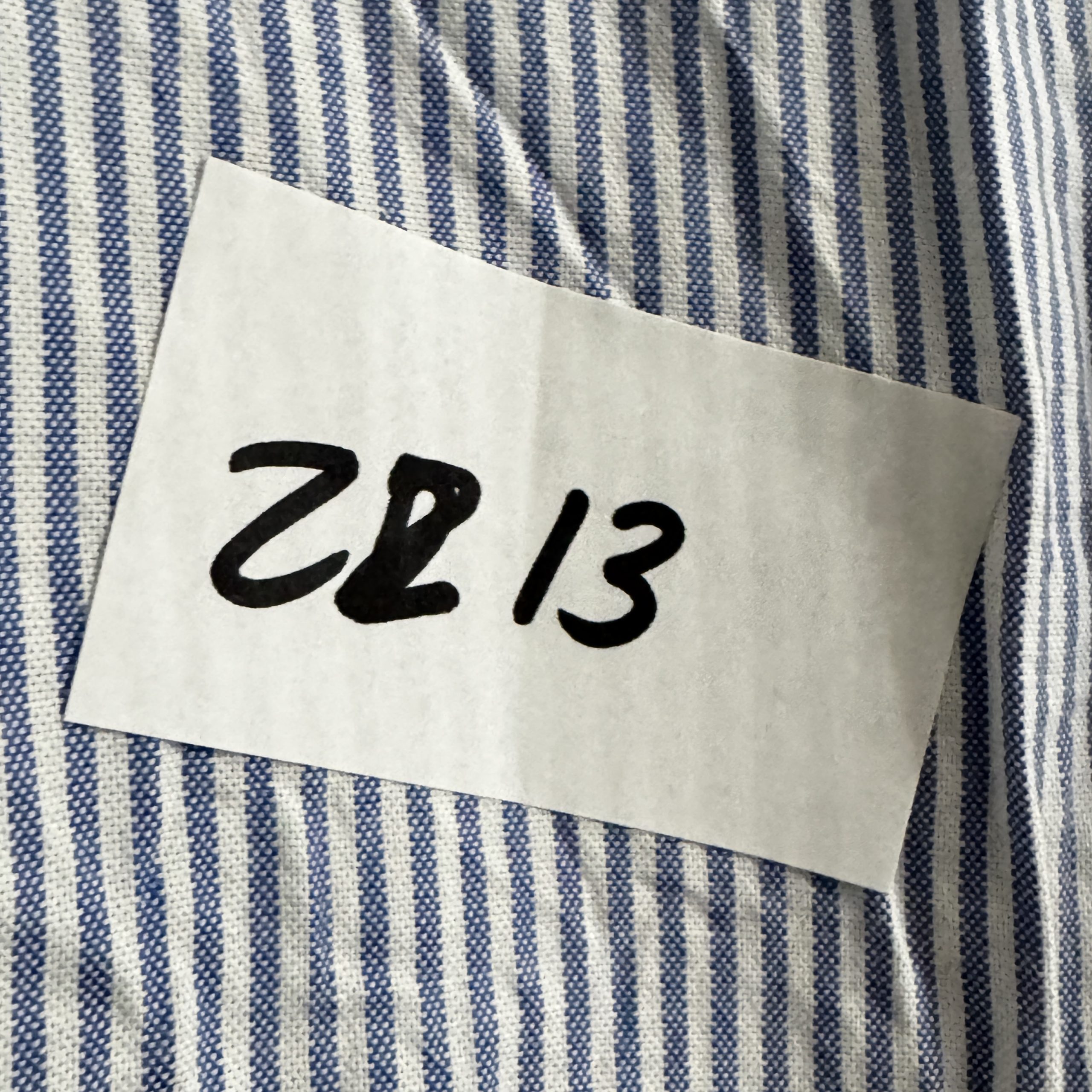 Tommy Hilfiger Blue & White Striped Shirt Large Cotton 2213 image 9