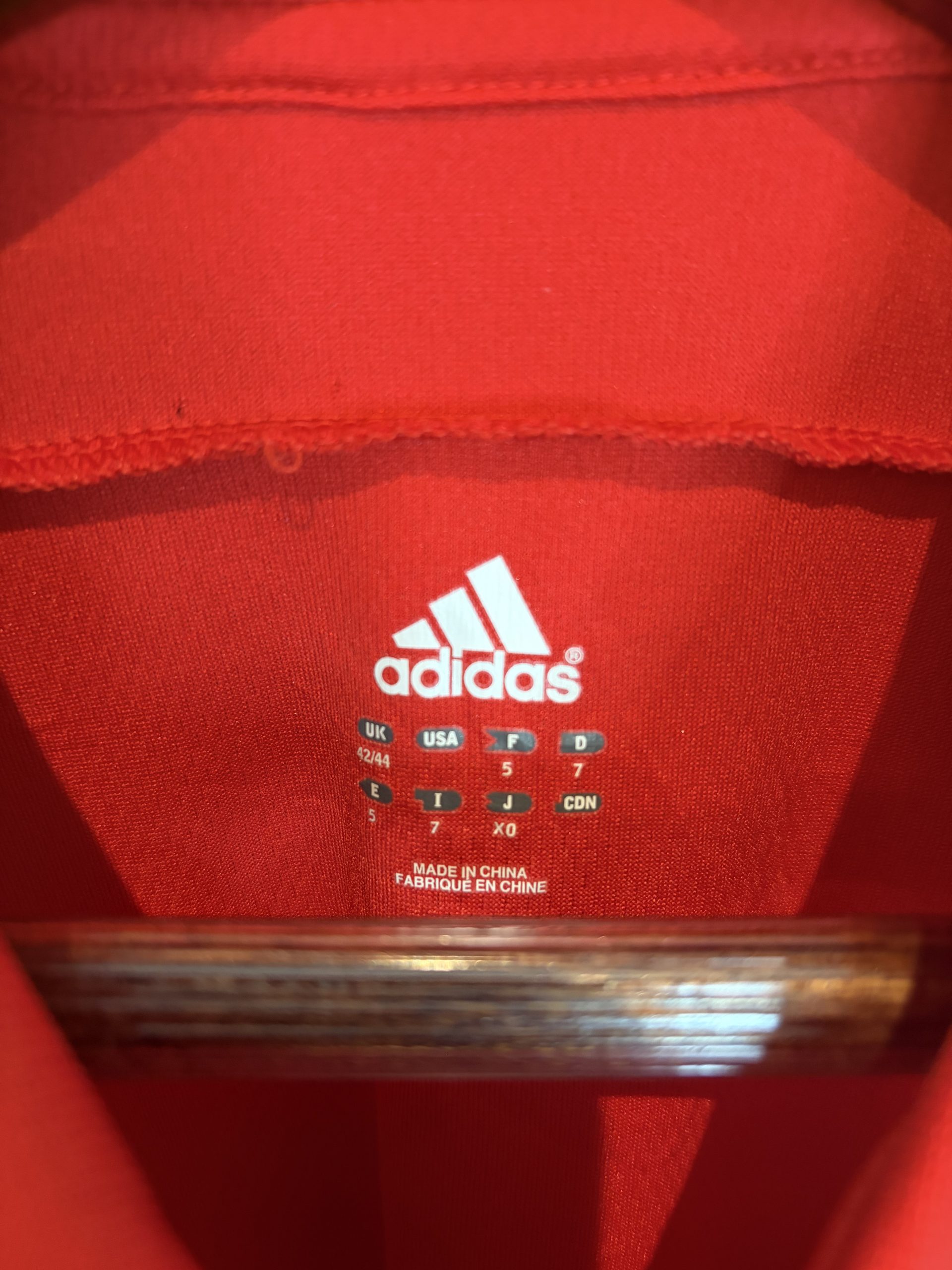Adidas Vintage Liverpool FC Polo Shirt Mens XS Red Climalite Football Top image 4