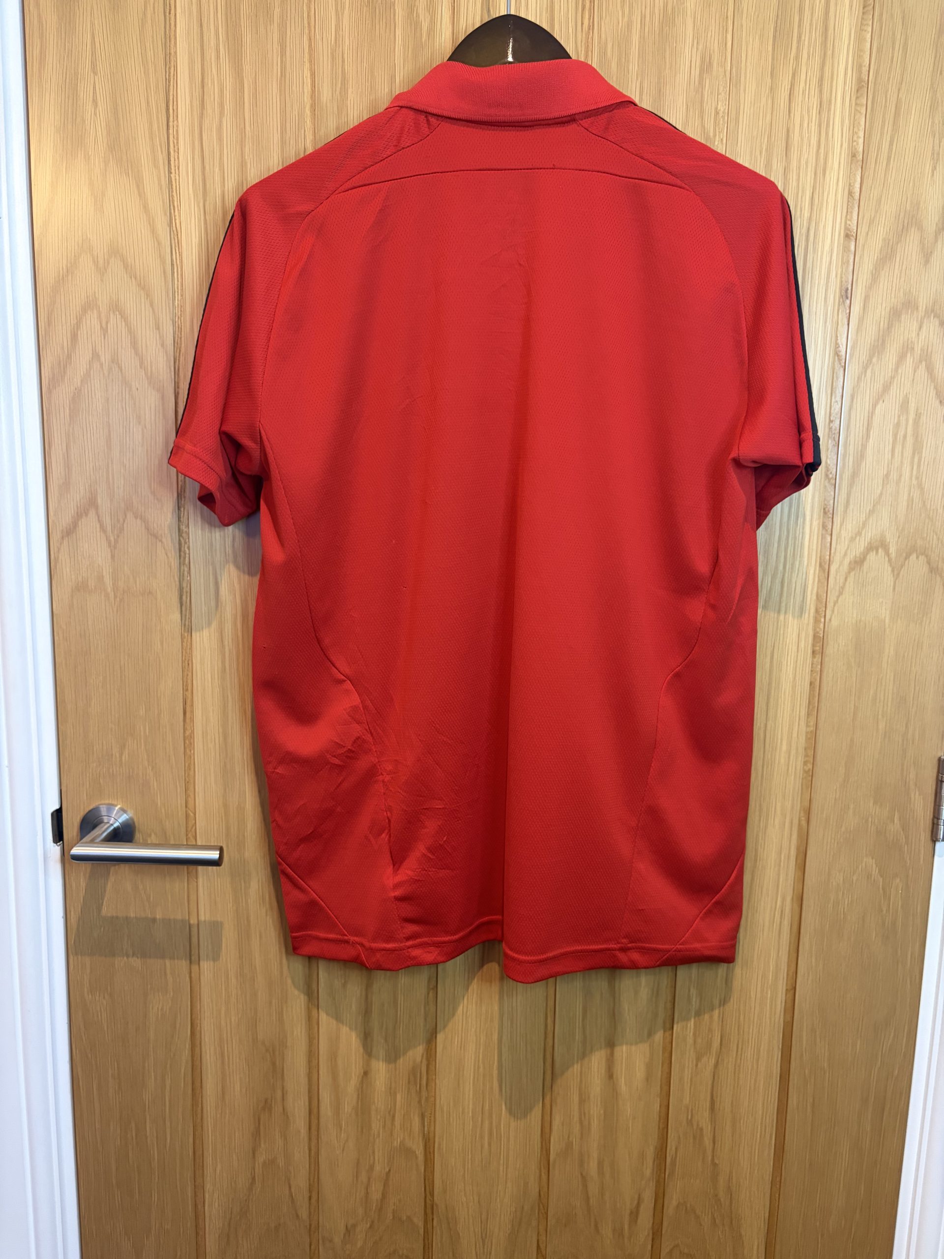 Adidas Vintage Liverpool FC Polo Shirt Mens XS Red Climalite Football Top image 6