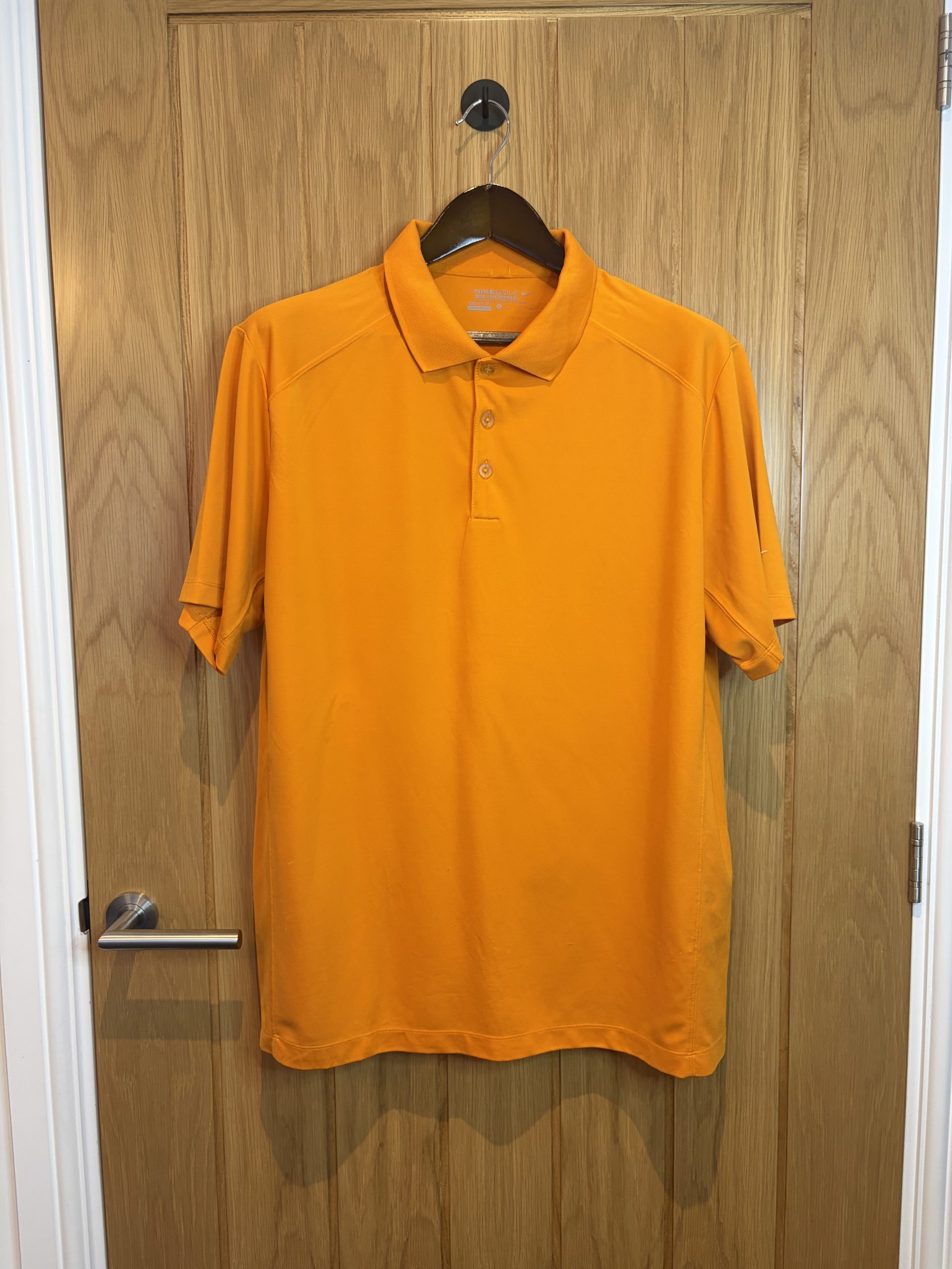 Nike Golf Tour Performance Dri-FIT Polo Shirt Mens XL Orange Golf Casual Sportswear