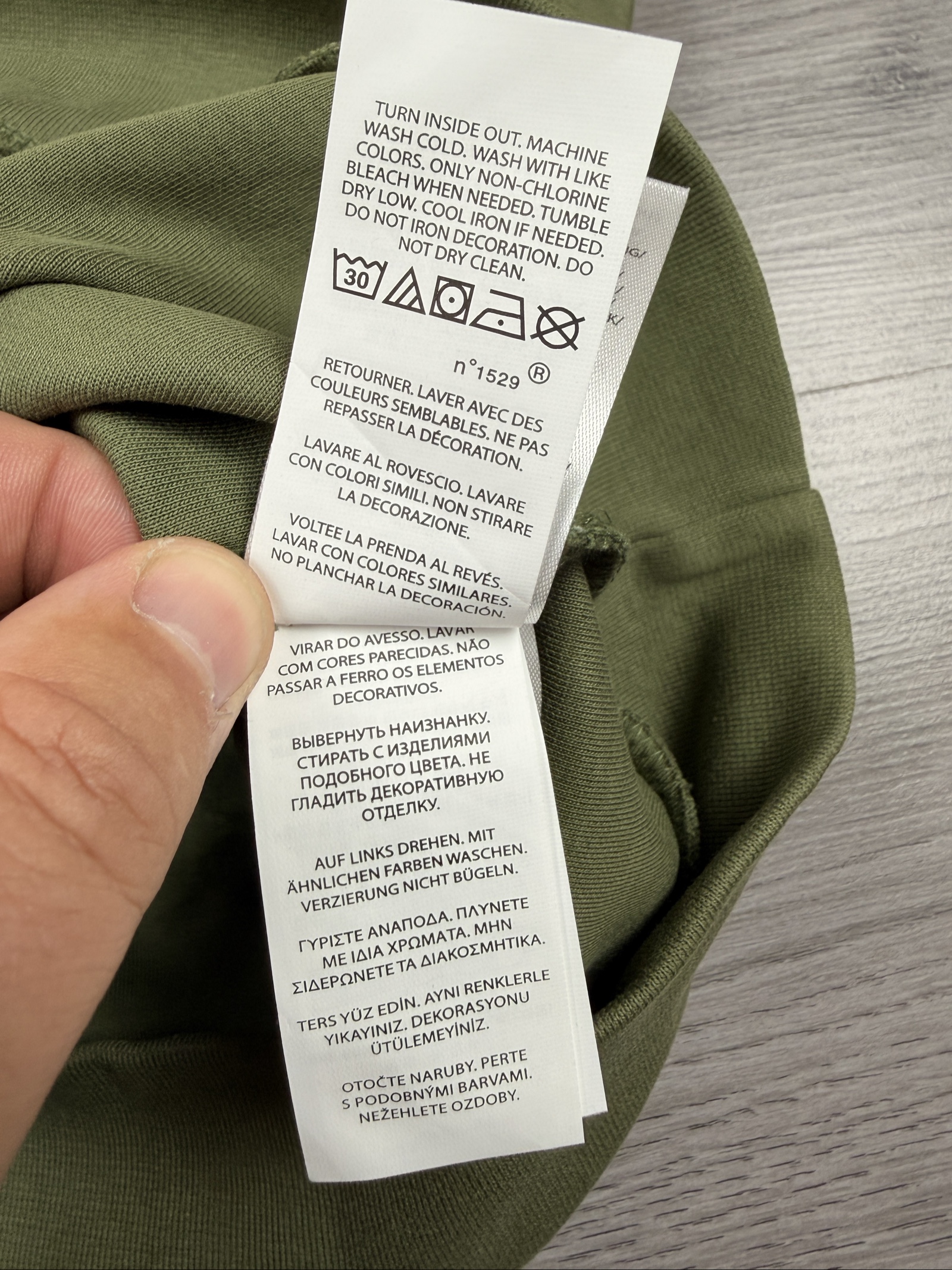 Polo Ralph Lauren Green Cotton Blend Sweatshirt Large Men's(1407) image 9