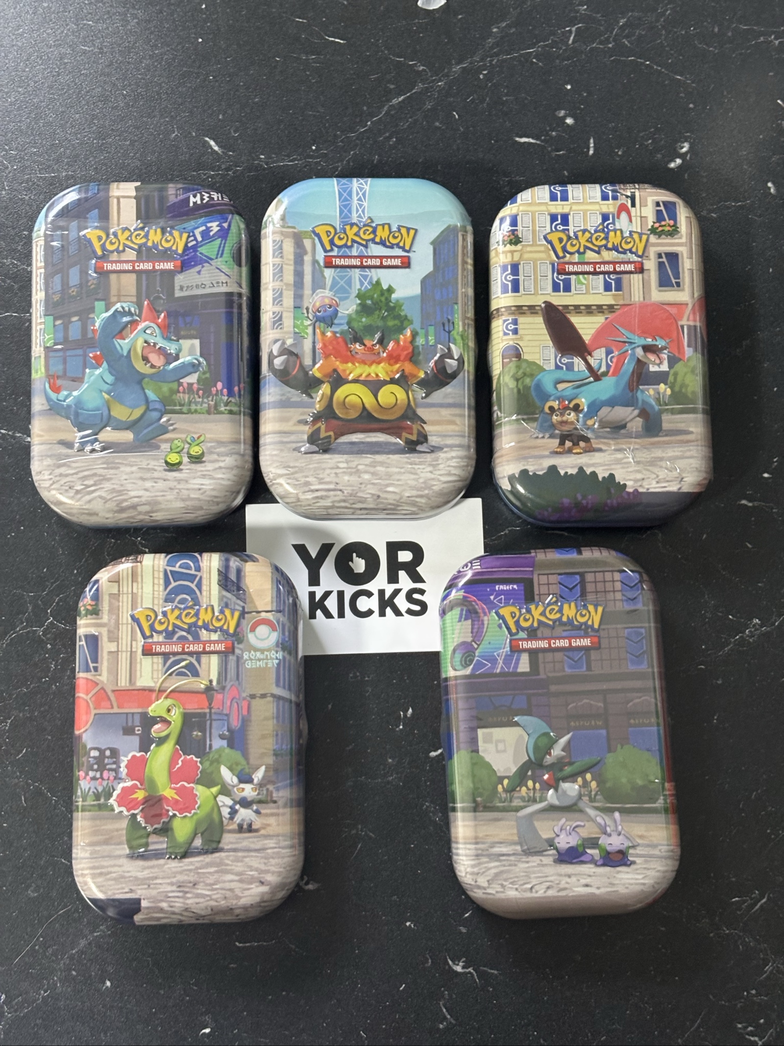 Pokemon Lumiose City Mini Tin Set of 5 | All New & Sealed