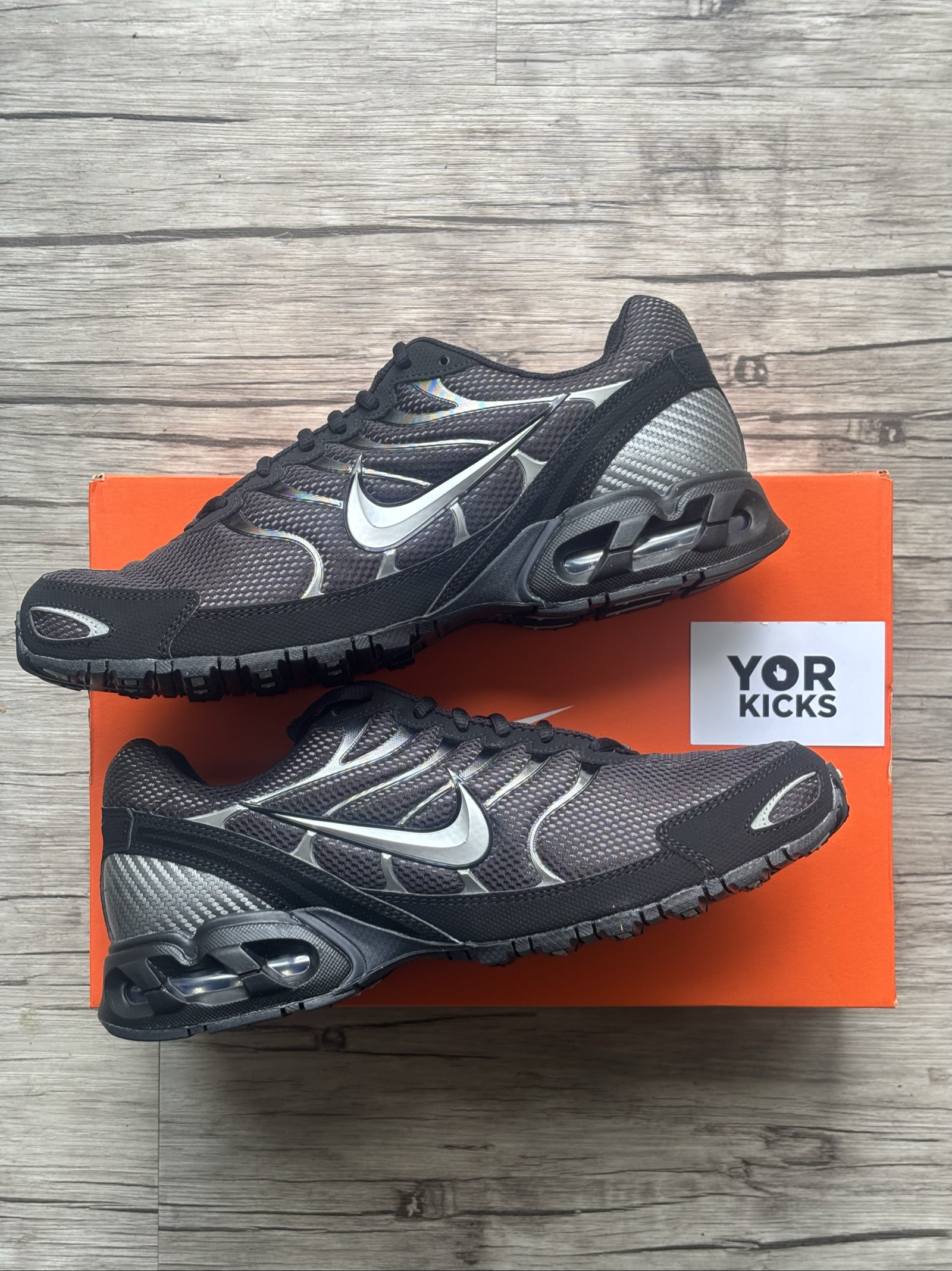 UK 11 Nike Air Max Torch 4 | Anthracite/Metallic Silver 343846-002 | image 2