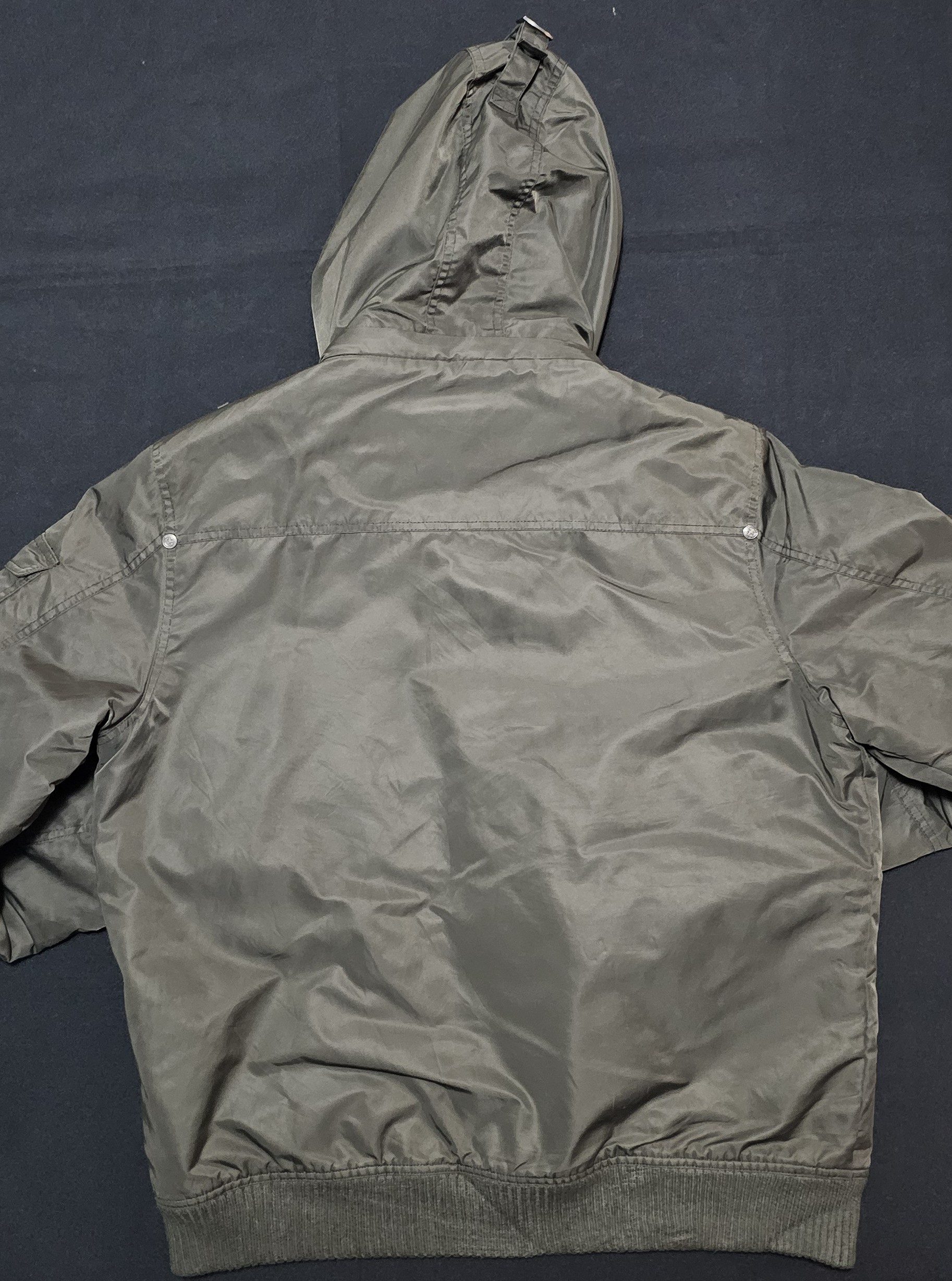 Lonsdale Khaki Hooded Quilted Jacket XL image 3