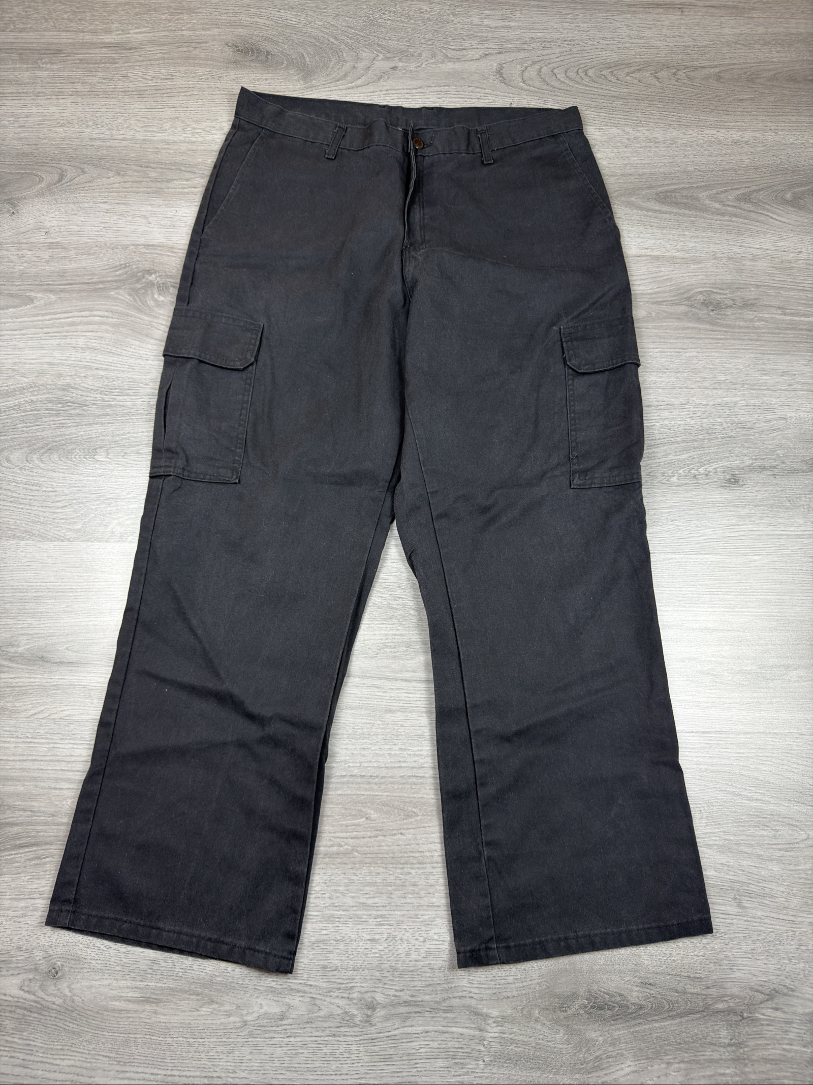 Dickies Black Cargo Trousers Waist 36in Leg 28in (577)