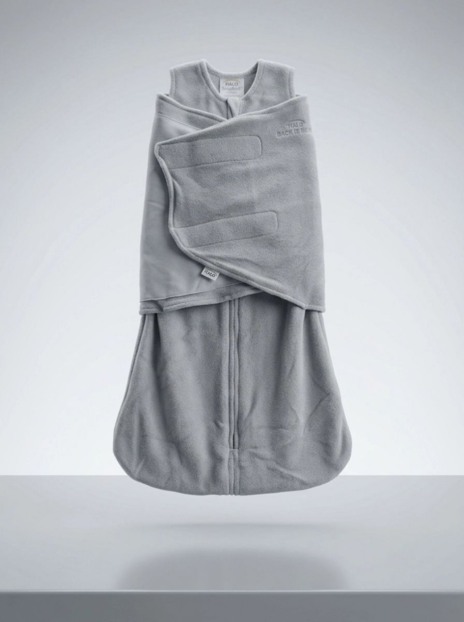 Halo Light Grey Baby Sleep Sack Swaddle Medium 3-6 Months