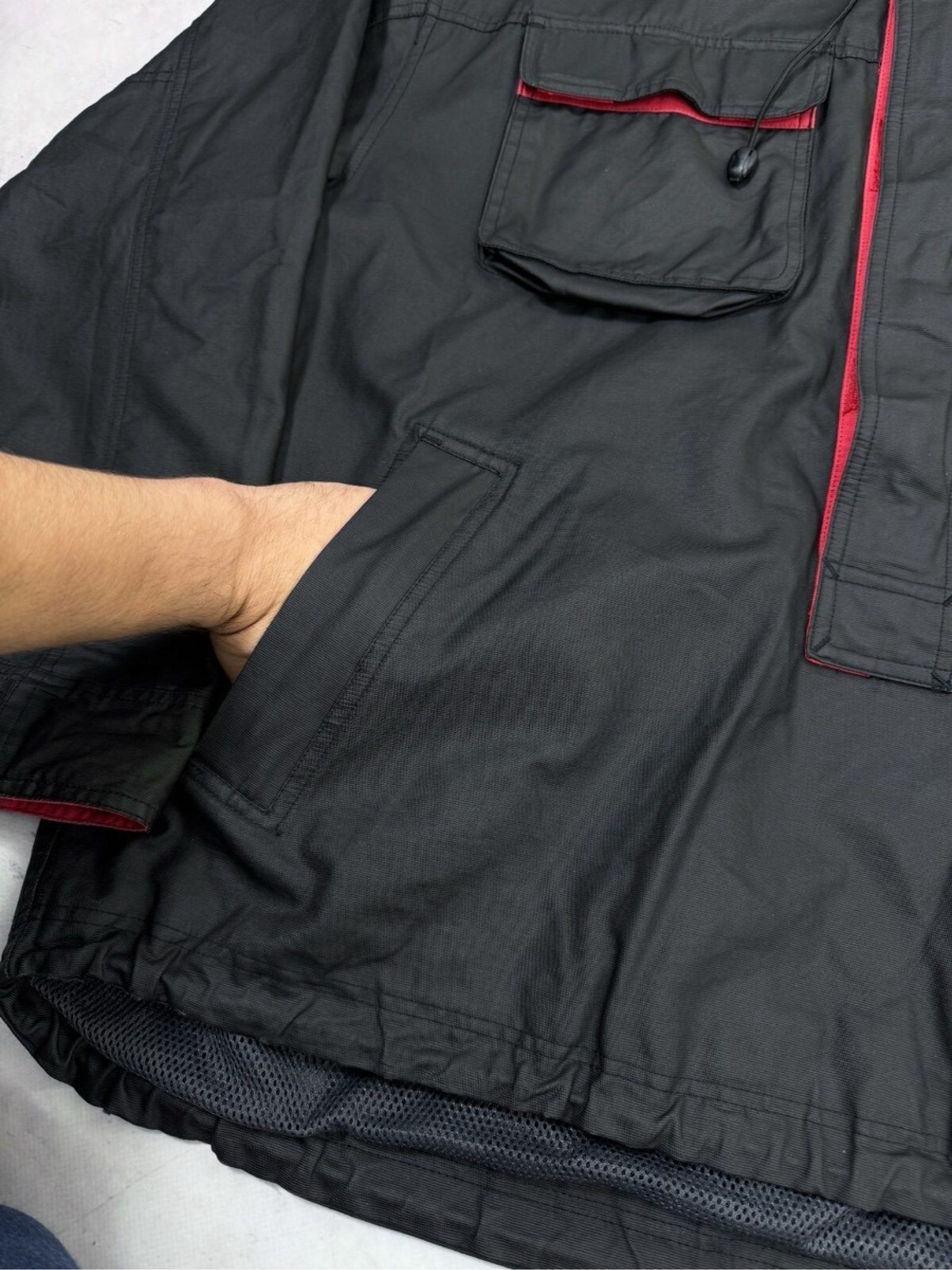 Ferrari Black Hooded Jacket with Pockets XL Men's image 10