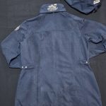 Signal Blue Hooded Cotton Jacket M Removable Hood