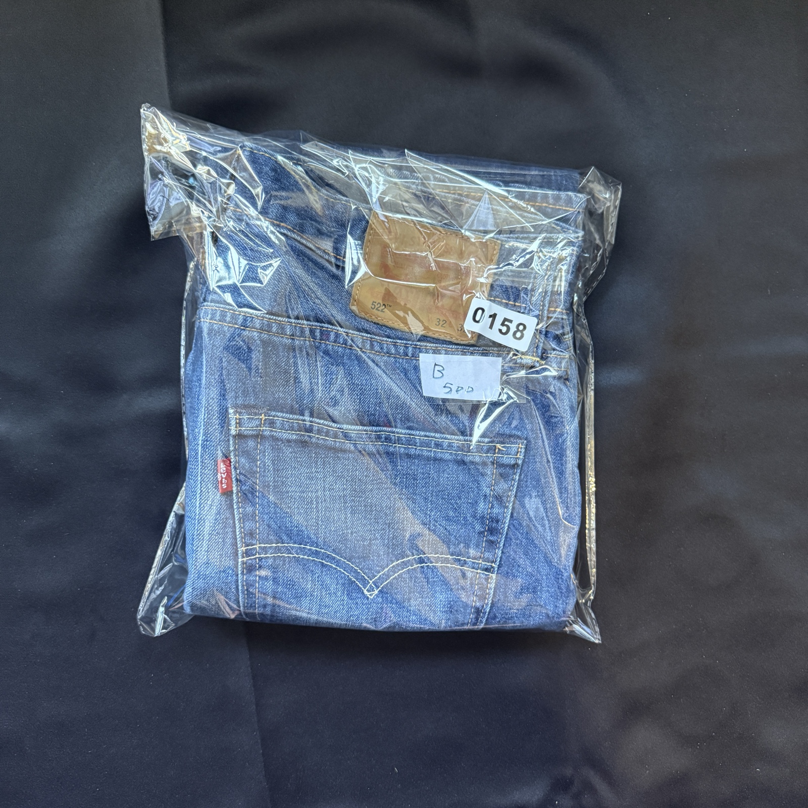 Levi’s 522 Jeans W32 L32 Blue Denim Slim Taper Menswear image 9