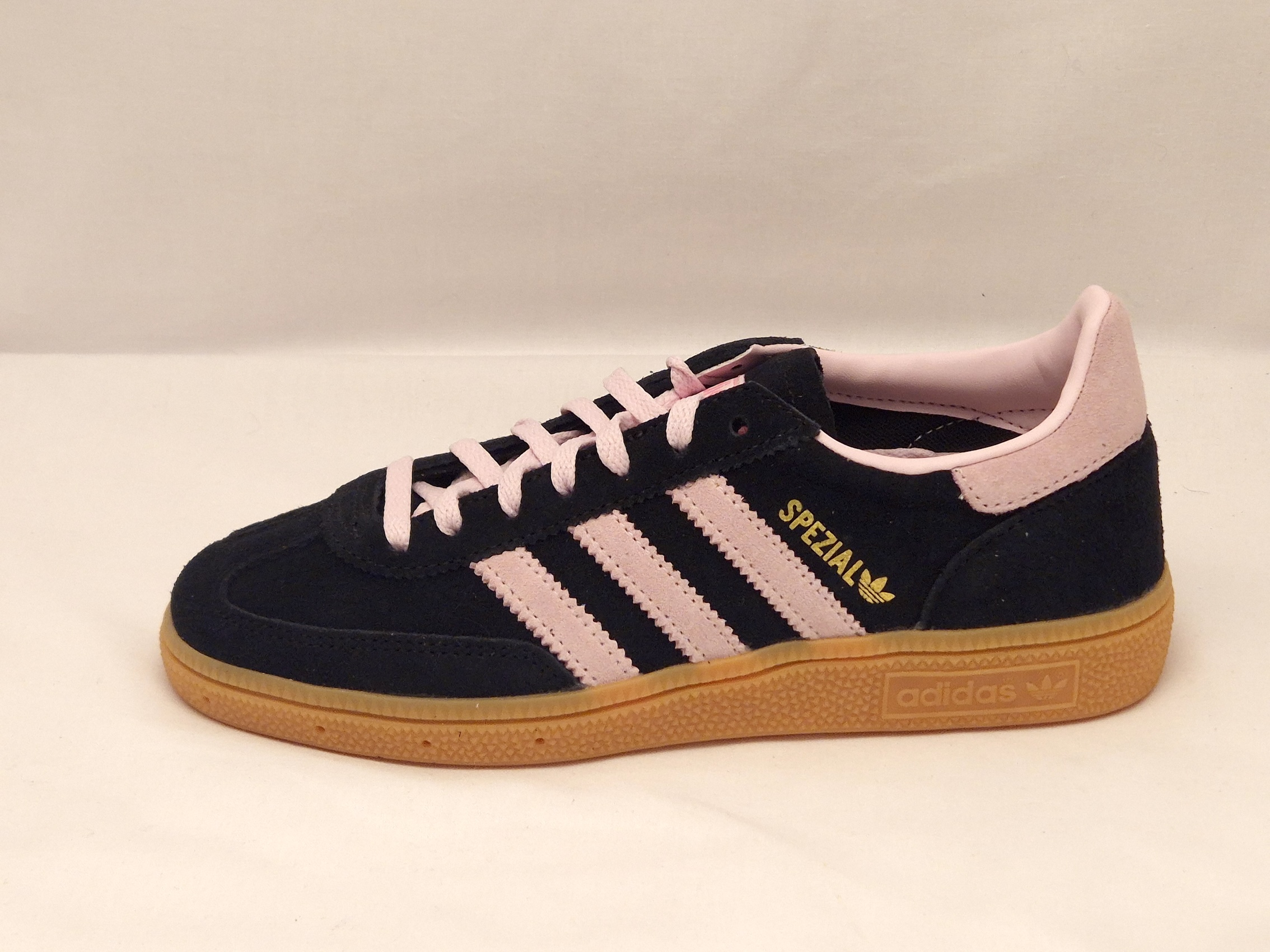 Adidas Black & Pink Spezial Suede Trainers UK 4