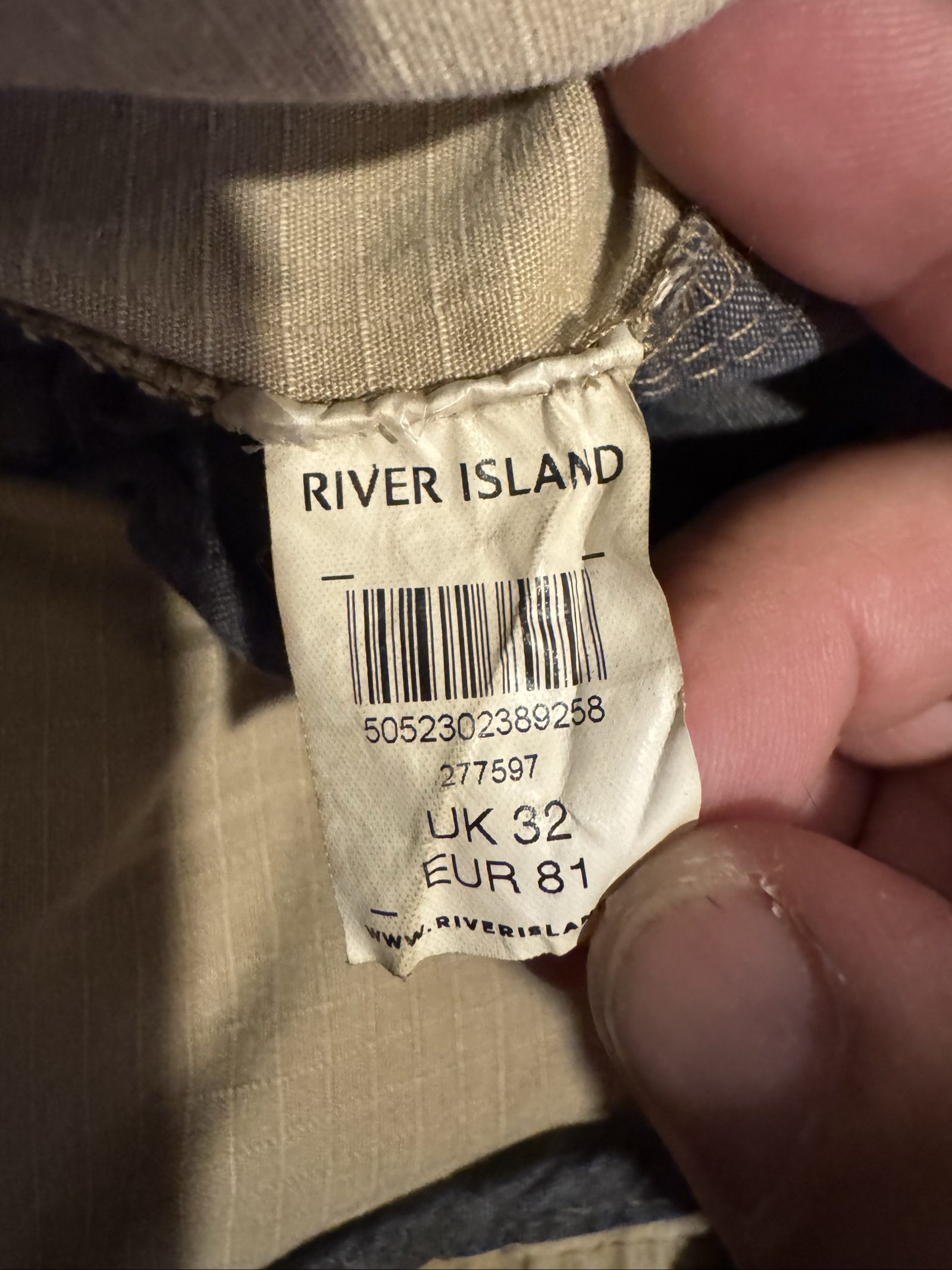 Unbranded Beige Cargo Shorts Medium with Multiple Pockets image 8
