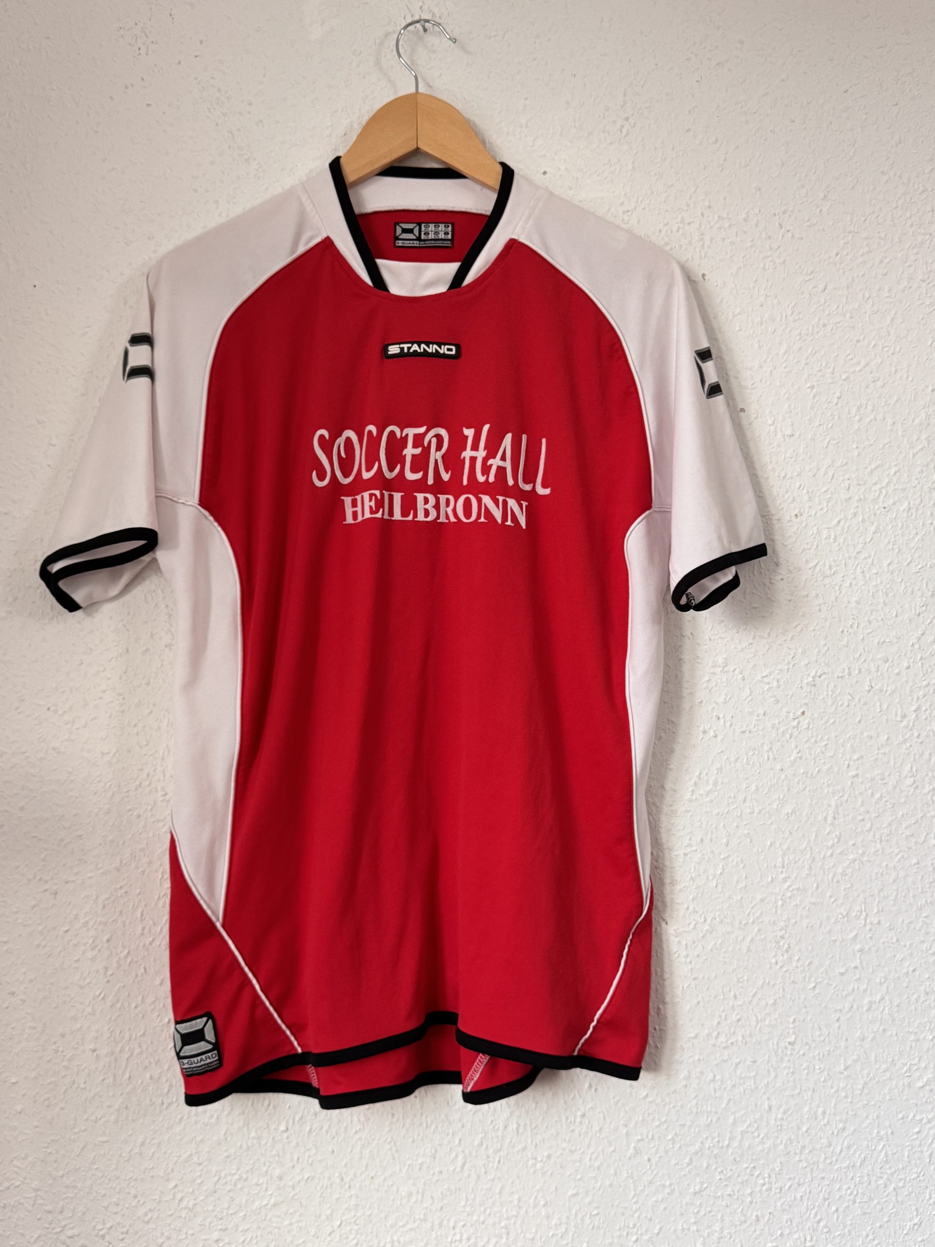 Stanno Red & White Soccer Hall Heilbronn Sports Shirt Size XL 2816