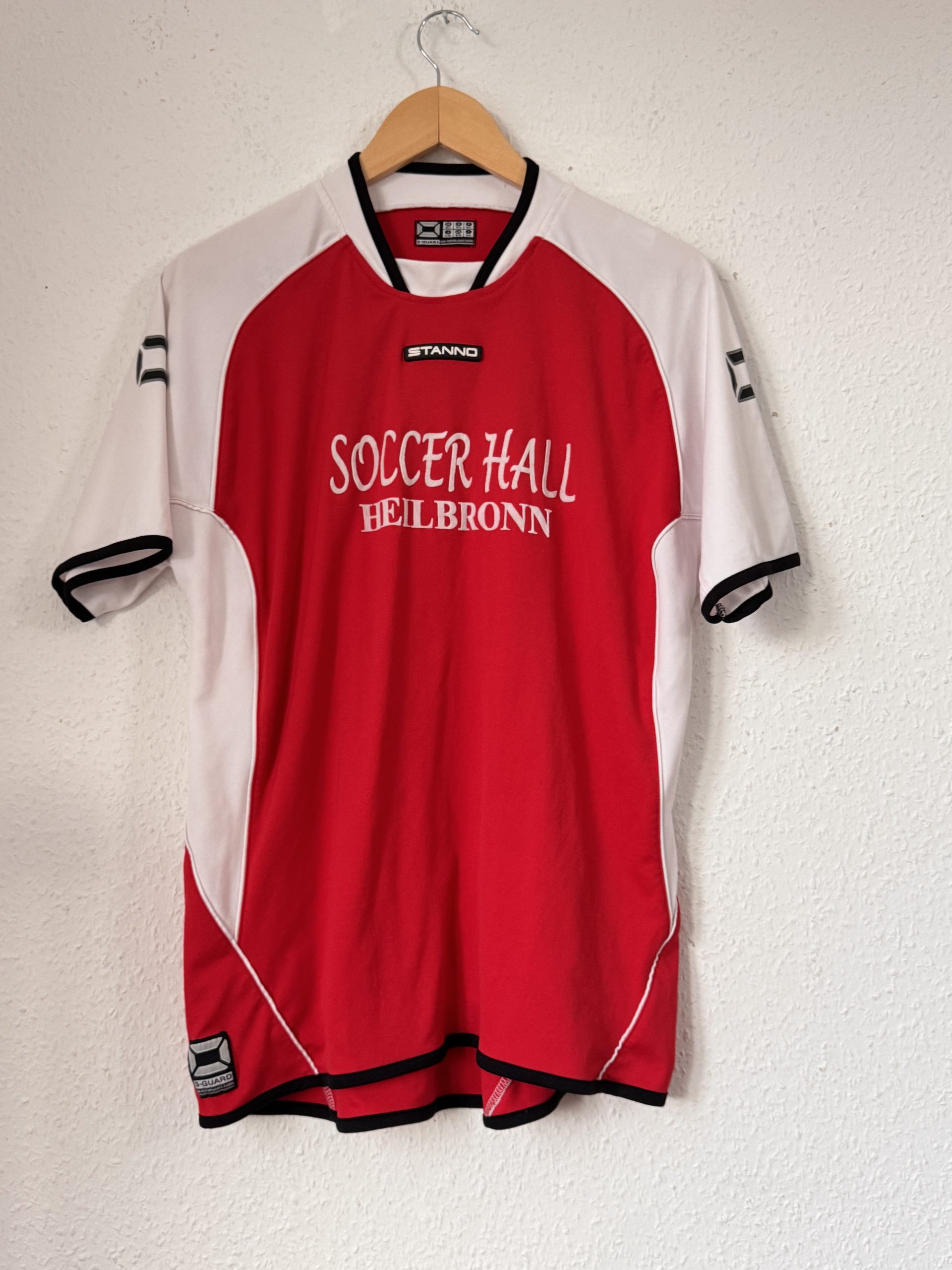 Stanno Red & White Soccer Hall Heilbronn Sports Shirt Size XL 2816 image 2