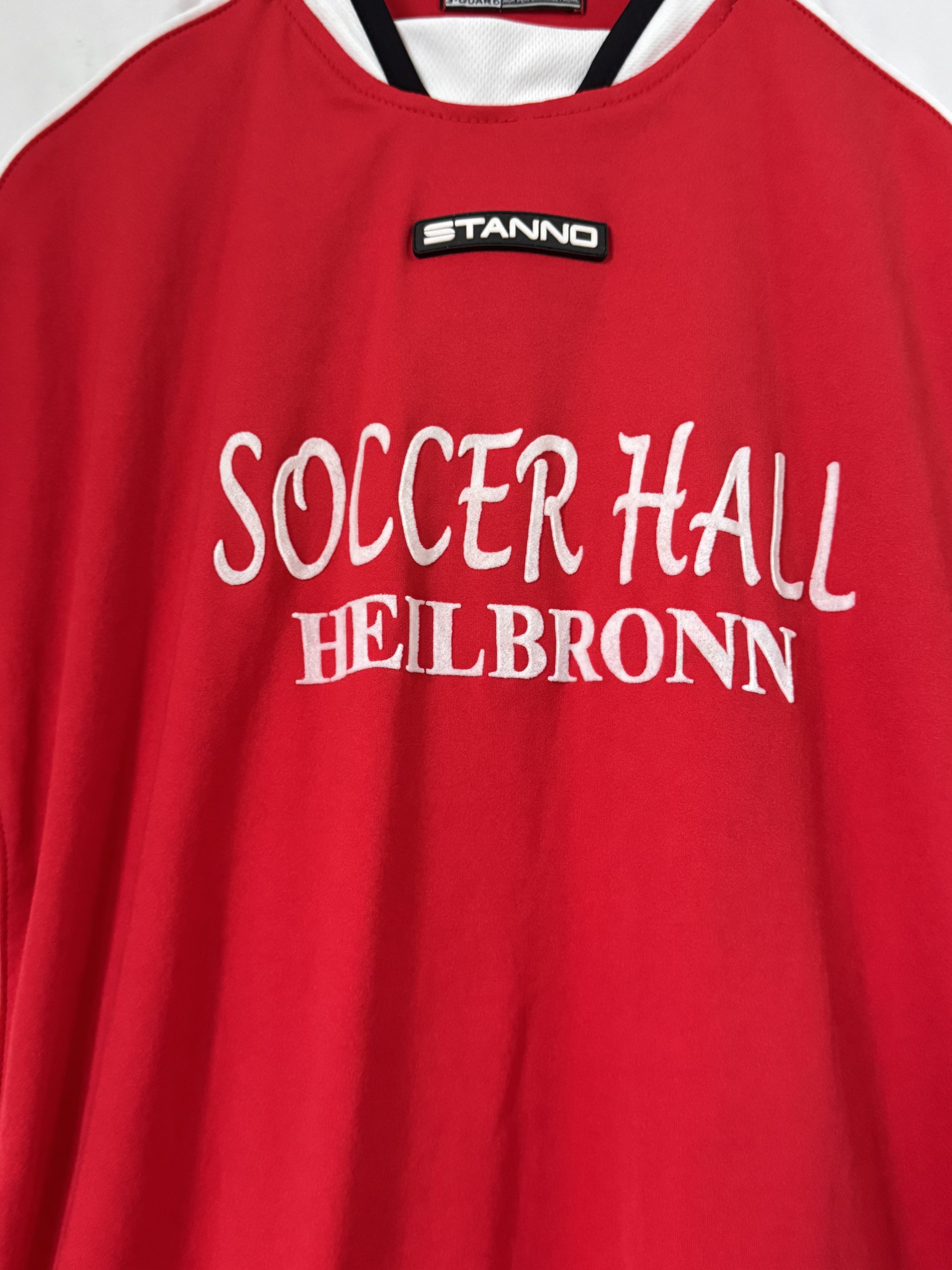 Stanno Red & White Soccer Hall Heilbronn Sports Shirt Size XL 2816 image 3