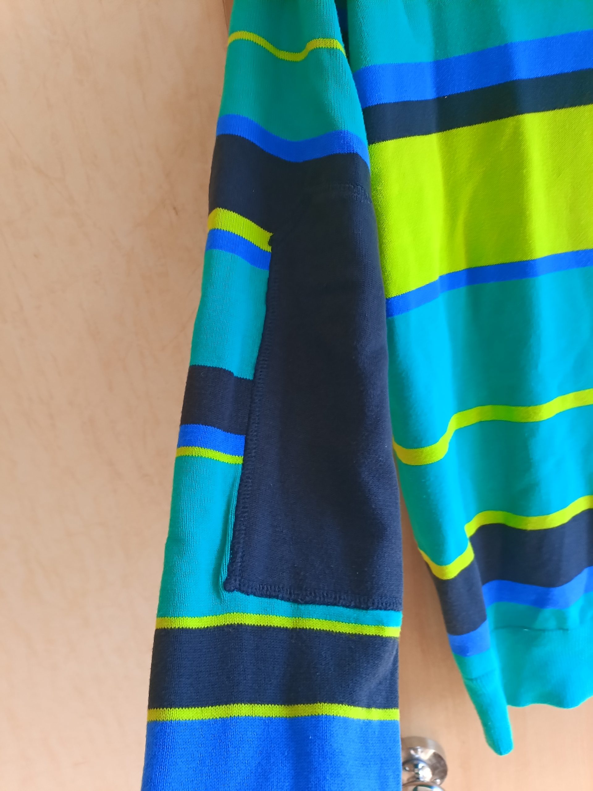 Bench Blue, Green & Black Striped Sweater Large Mens image 3