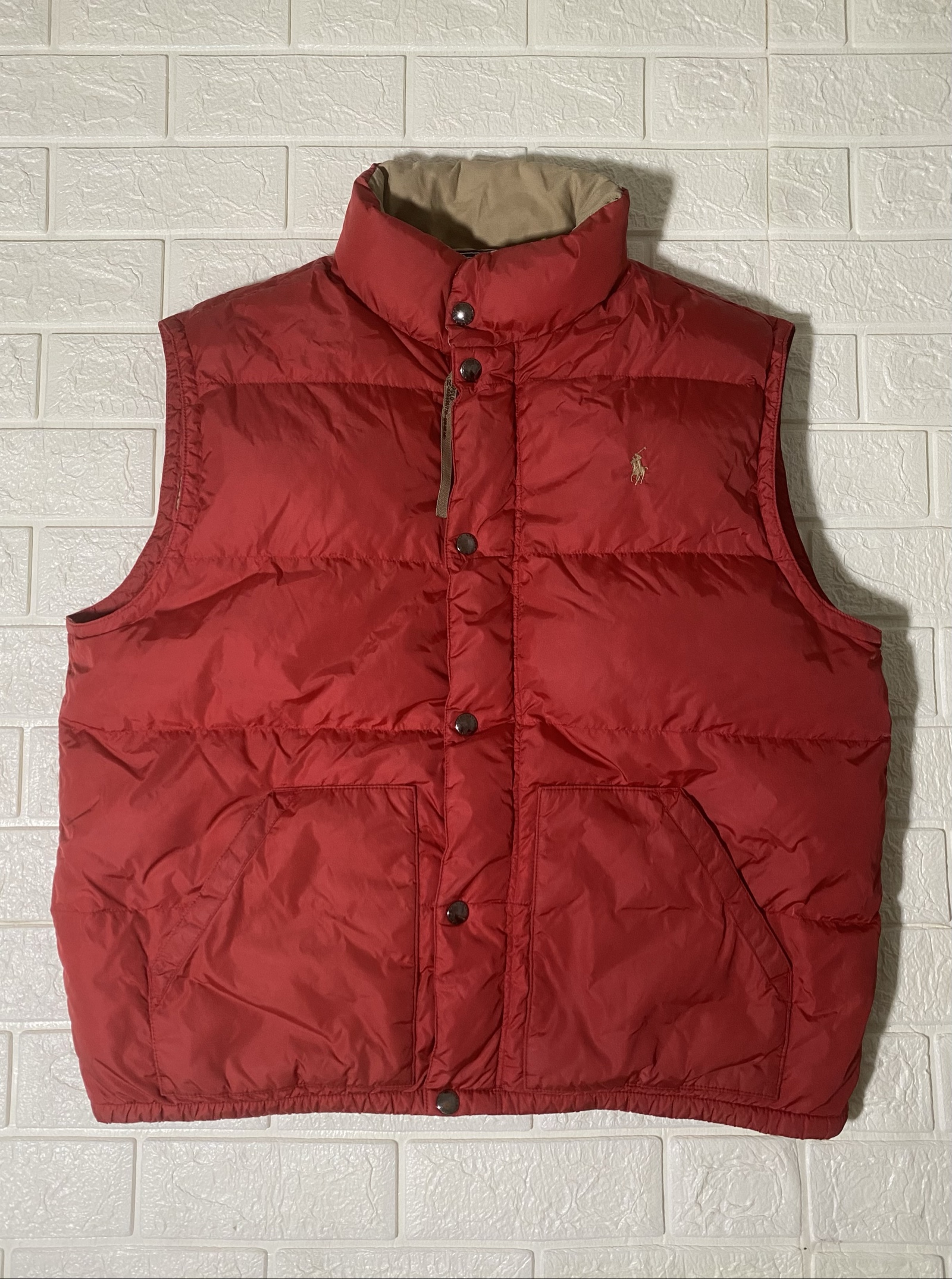 Ralph Lauren Red Puffer Vest Women Other