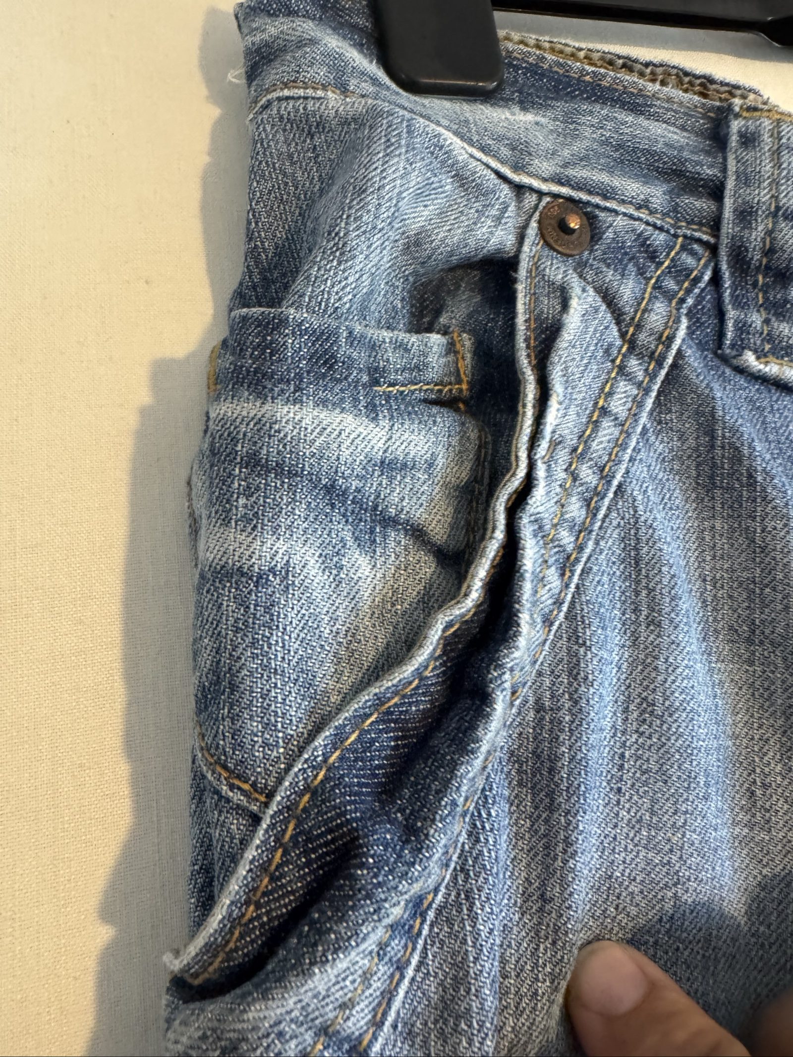 Burton Light Blue Denim Cargo Shorts Waist 30" Short image 10