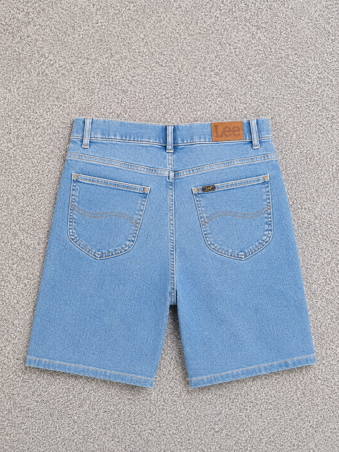 Lee Slim Fit Boot Cut High Rise Denim Shorts 30"
