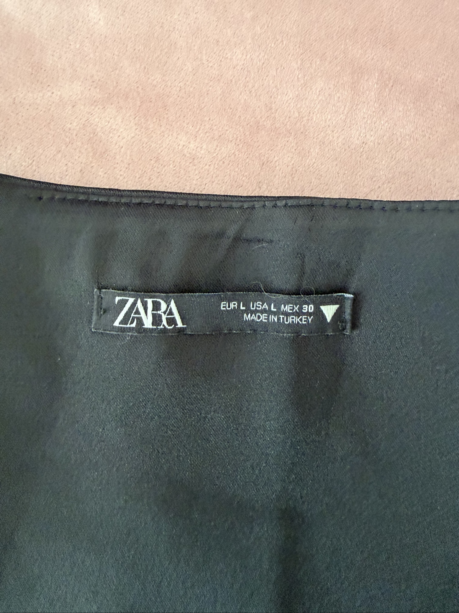 Sexy Zara Black Strapless Corset Crop Top Large image 2
