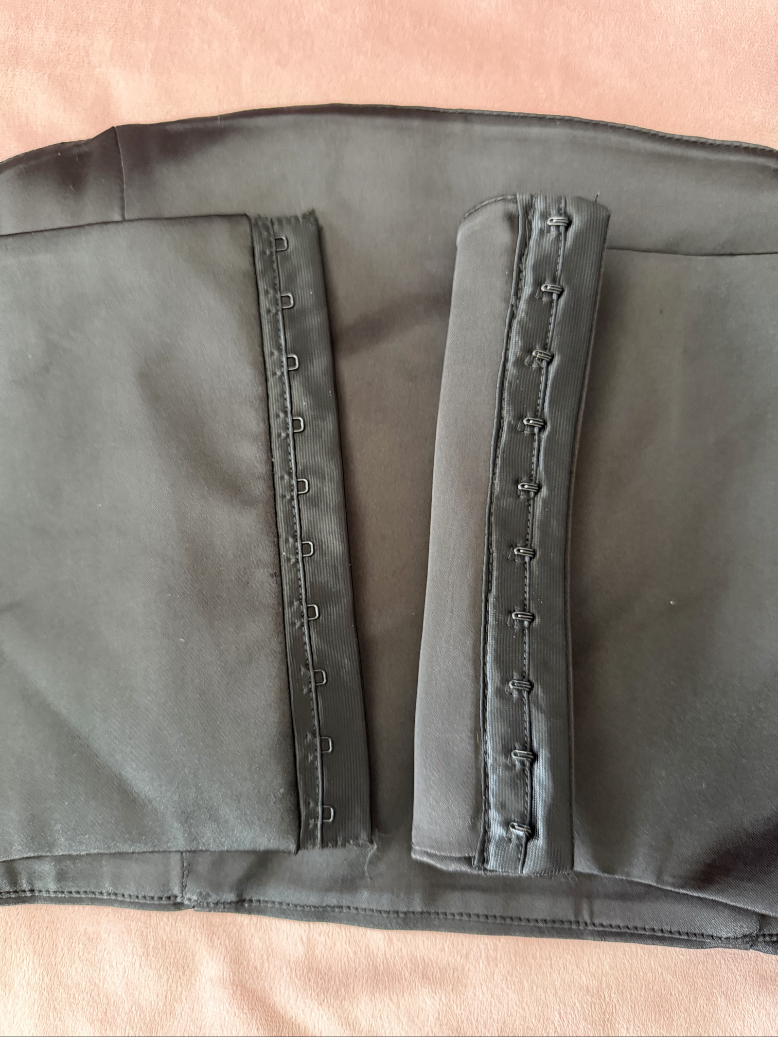 Sexy Zara Black Strapless Corset Crop Top Large image 5